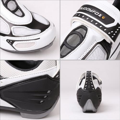 White/Black - Muddyfox - TRI 100 Junior Cycling Shoes - 6