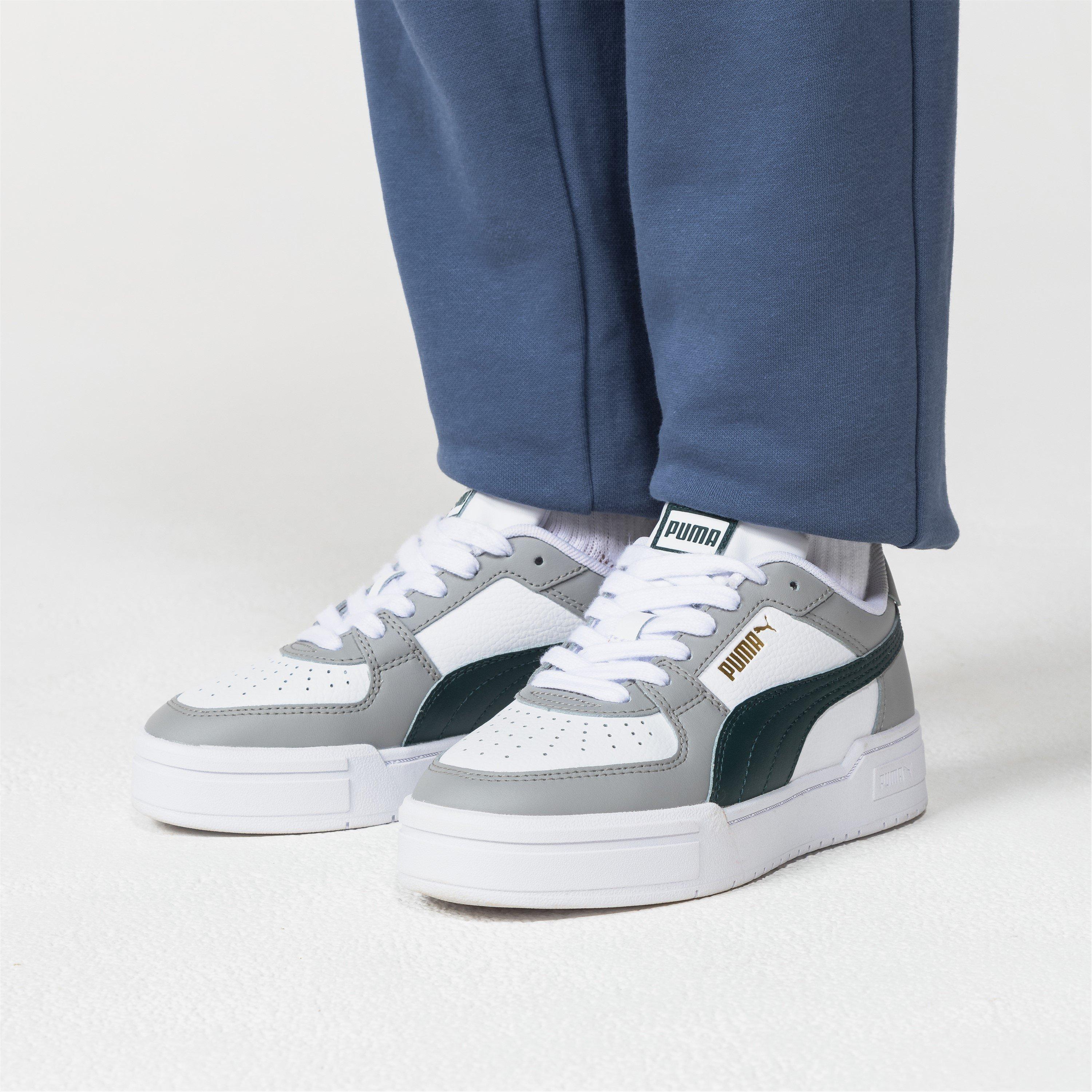 Grey/Black - Puma - Kids' CA Pro Classic Low-Top Trainers - 5