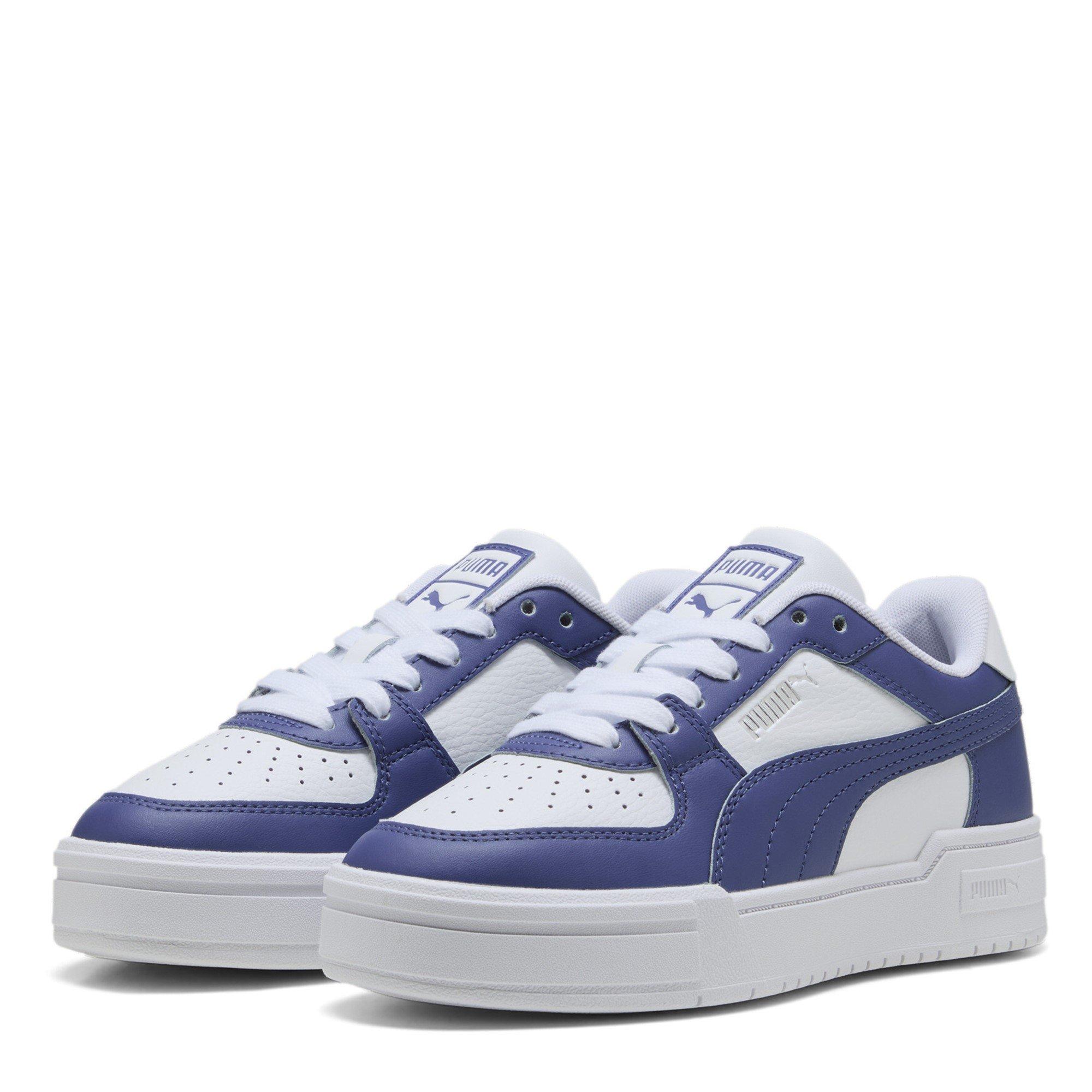 Puma Boys Kids' Ca Pro Classic Low-Top Trainers - White/Navy - 4 (37)