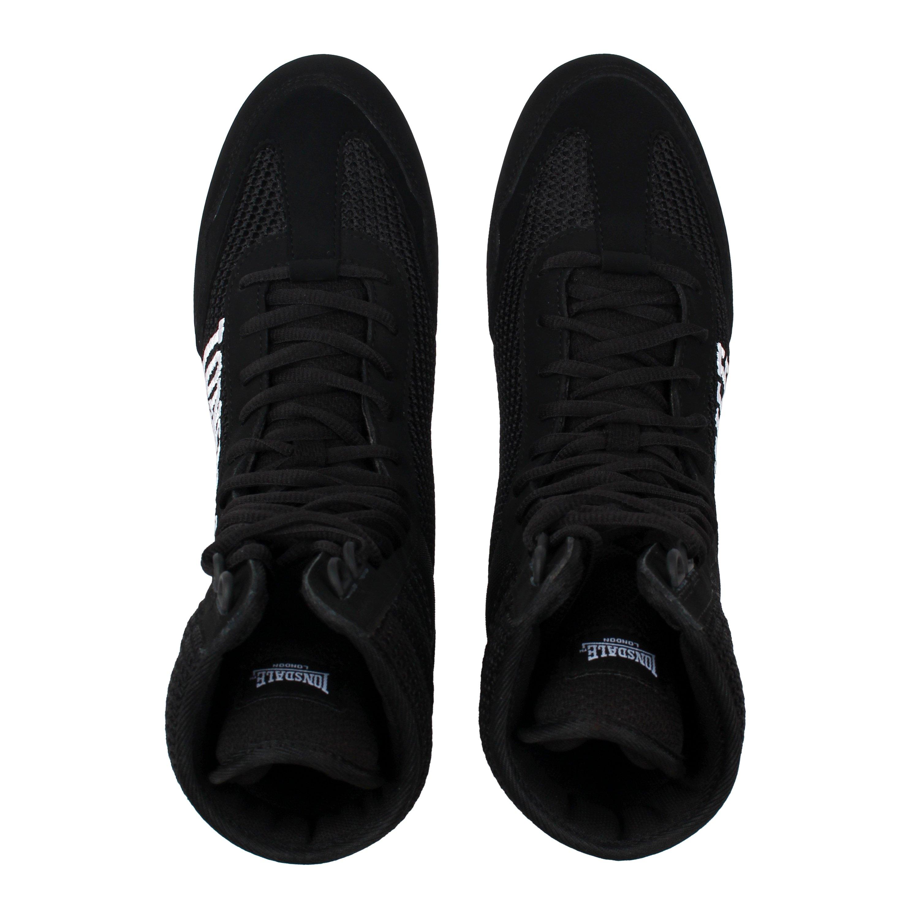 Sort/Hvid - Lonsdale - Contender Boxing Boots Junior - 5