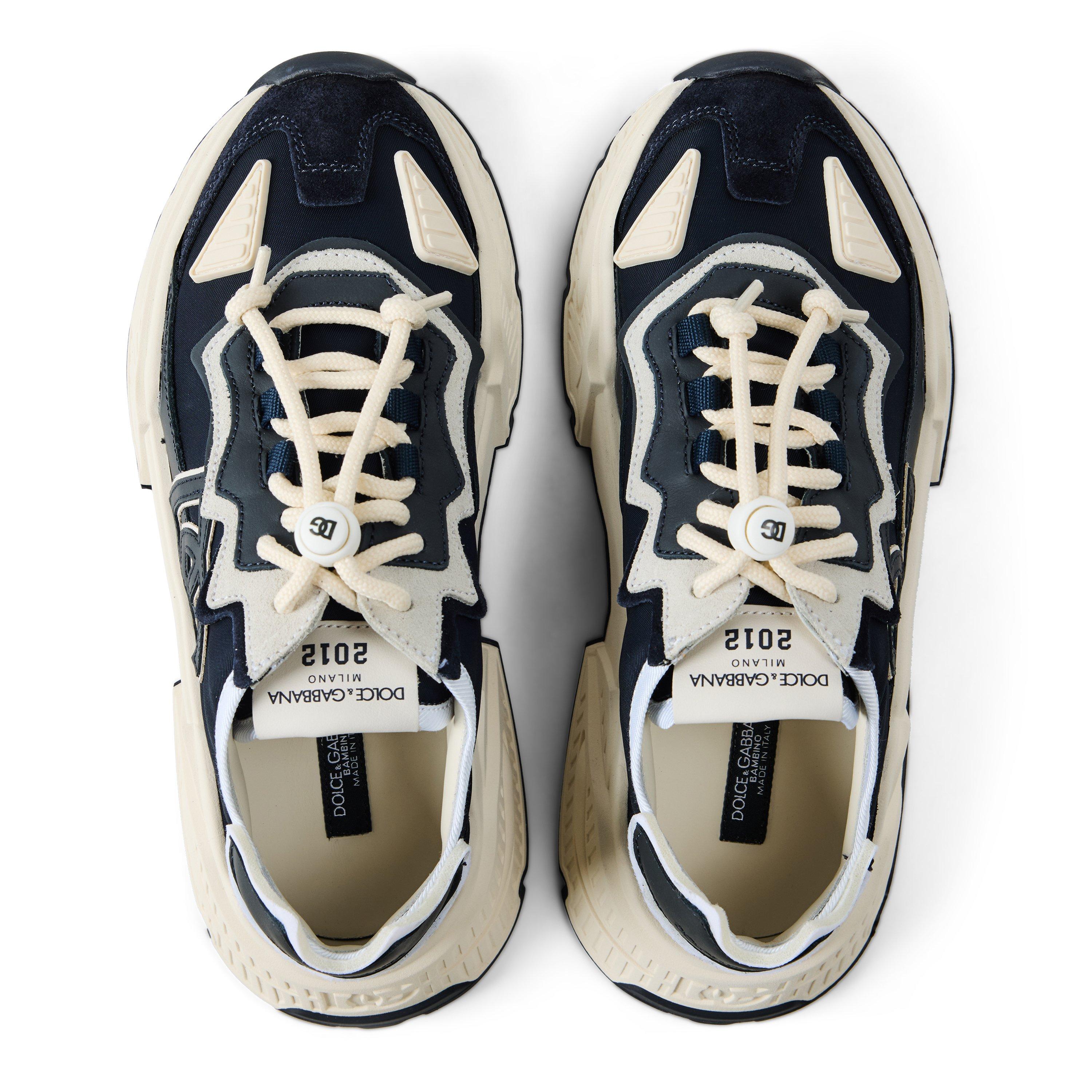Blue 89923 - Dolce and Gabbana - Boys' Dg Logo Canvas Daymaster Trainers - 4