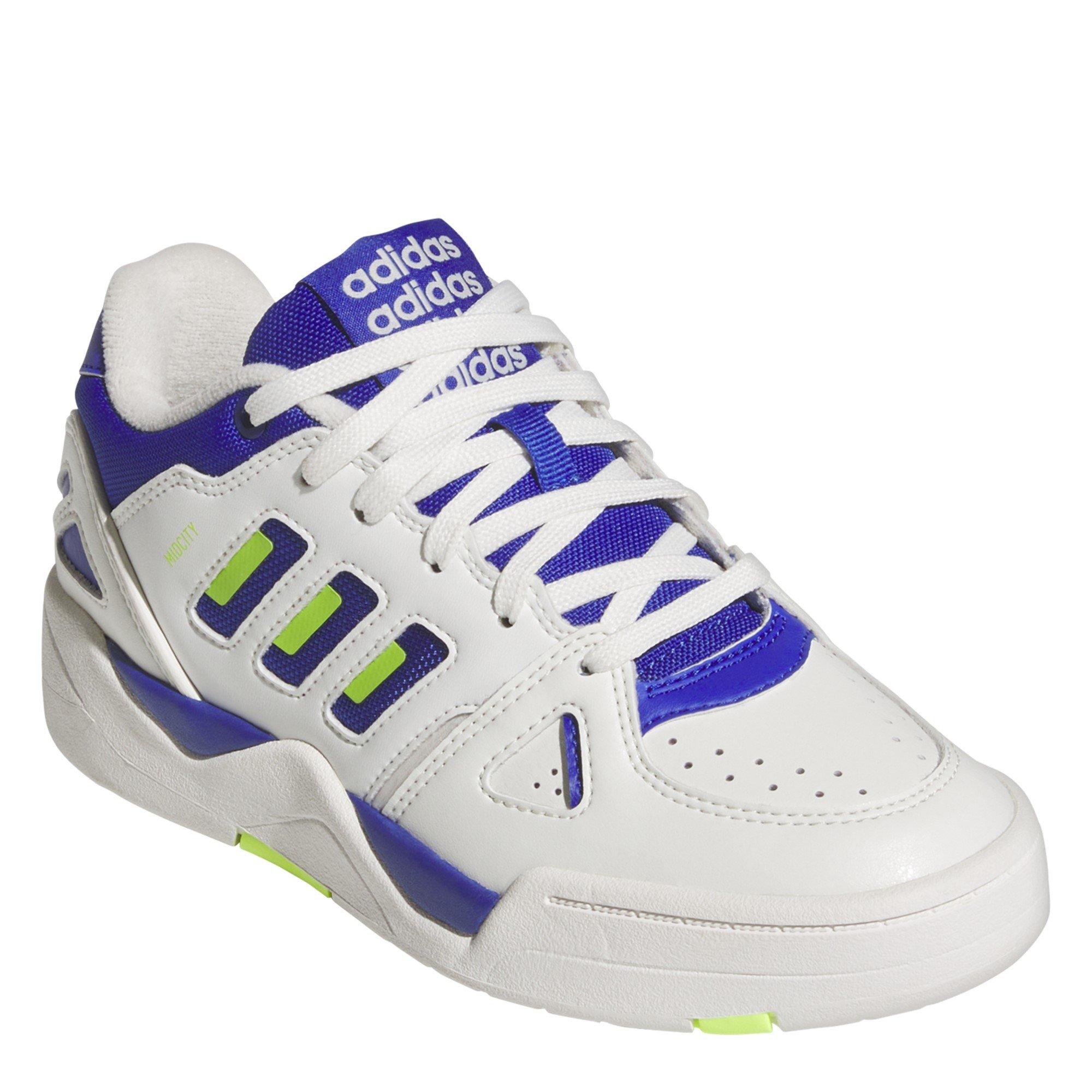 Wht/Blue/Lem - adidas - Kids' Midcity Low-Top Trainers - 3