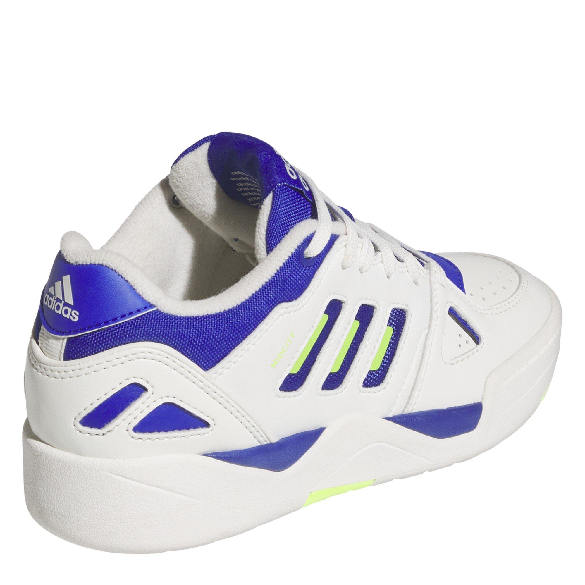 Wht/Blue/Lem - adidas - Kids' Midcity Low-Top Trainers - 4
