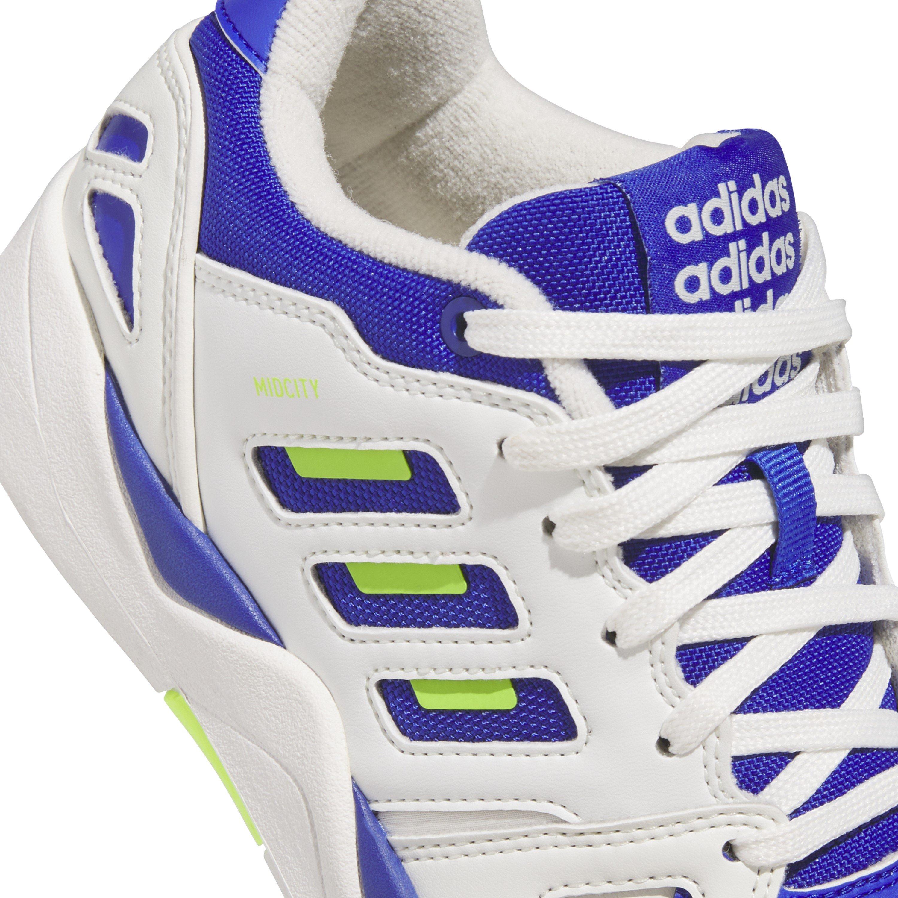 Wht/Blue/Lem - adidas - Kids' Midcity Low-Top Trainers - 7