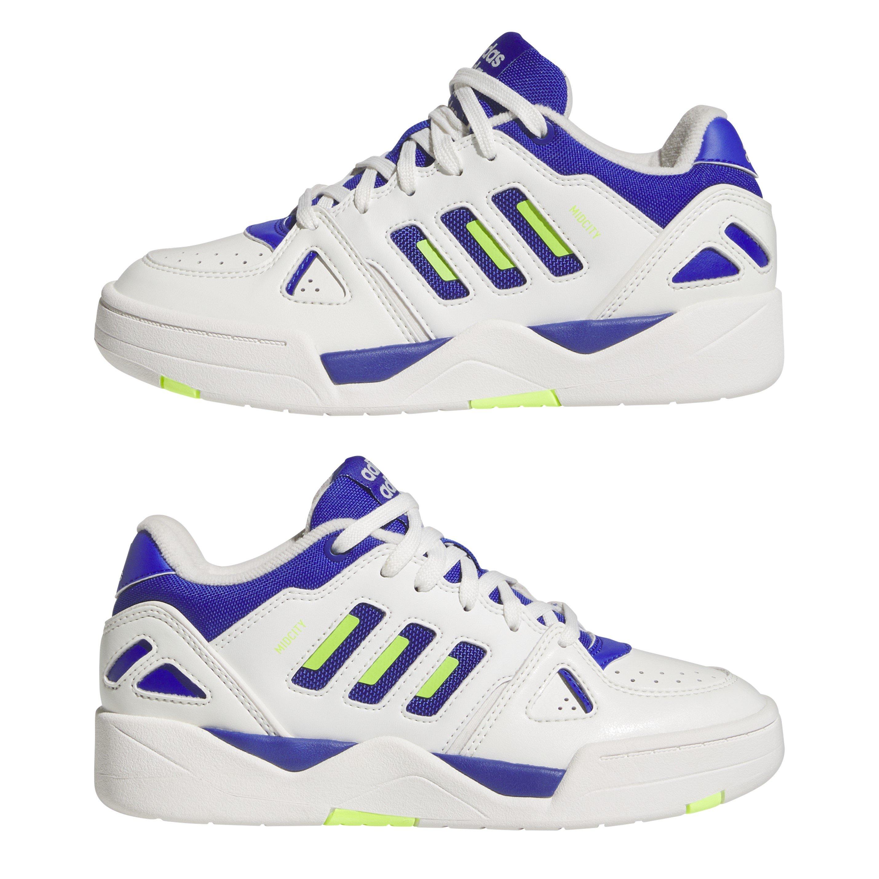 Wht/Blue/Lem - adidas - Kids' Midcity Low-Top Trainers - 9