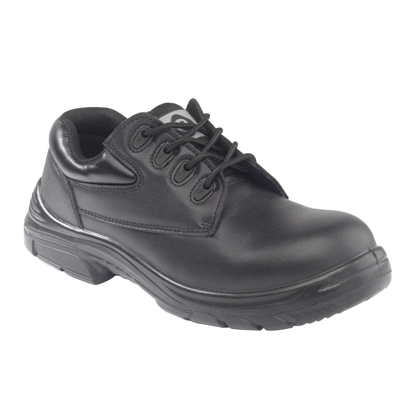 Zwart - Contractor - Unisex Kids' Safety Steel Toe Cap Boot