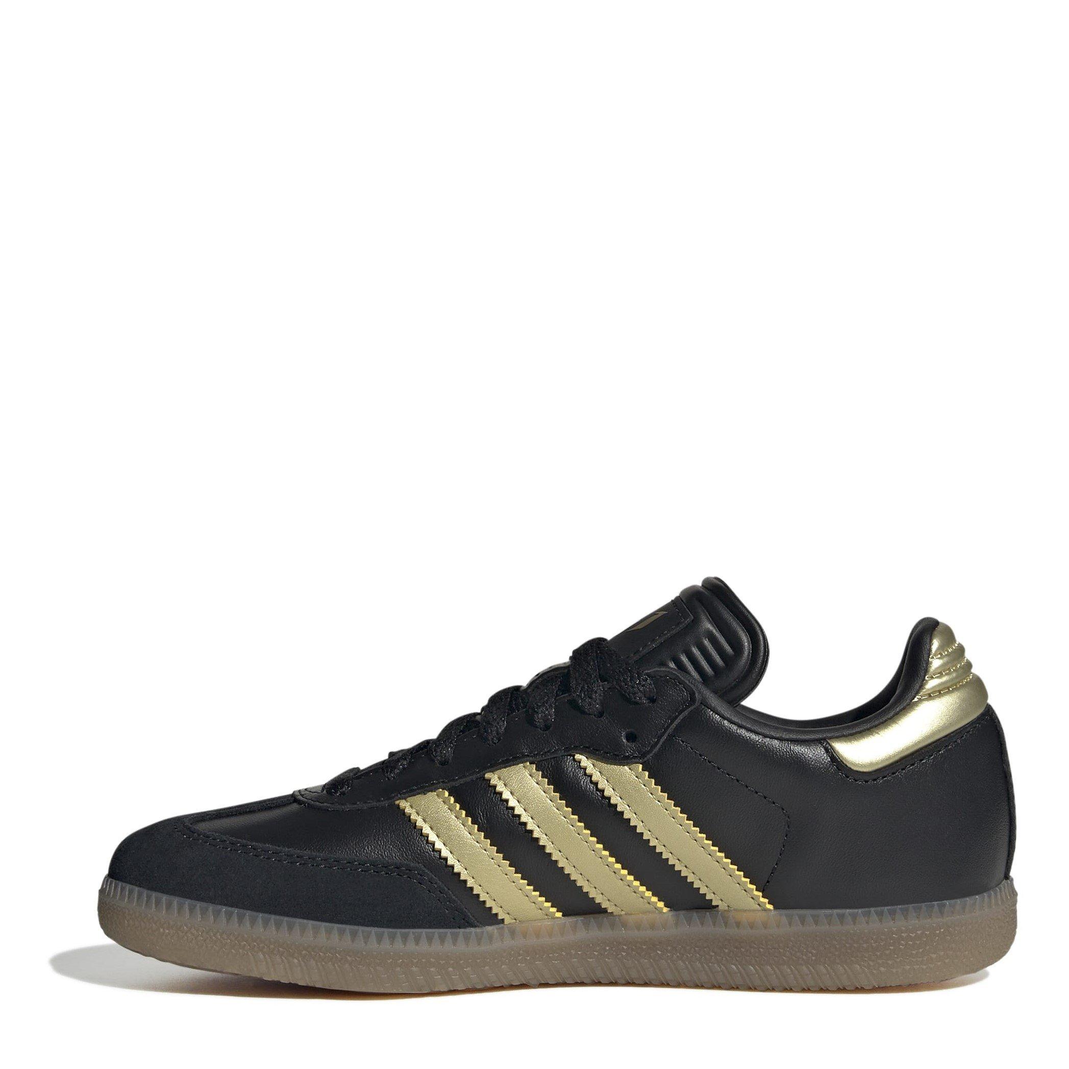 Schwarz/Gold/Gummi - adidas - Messi Samba Trainers Juniors - 2