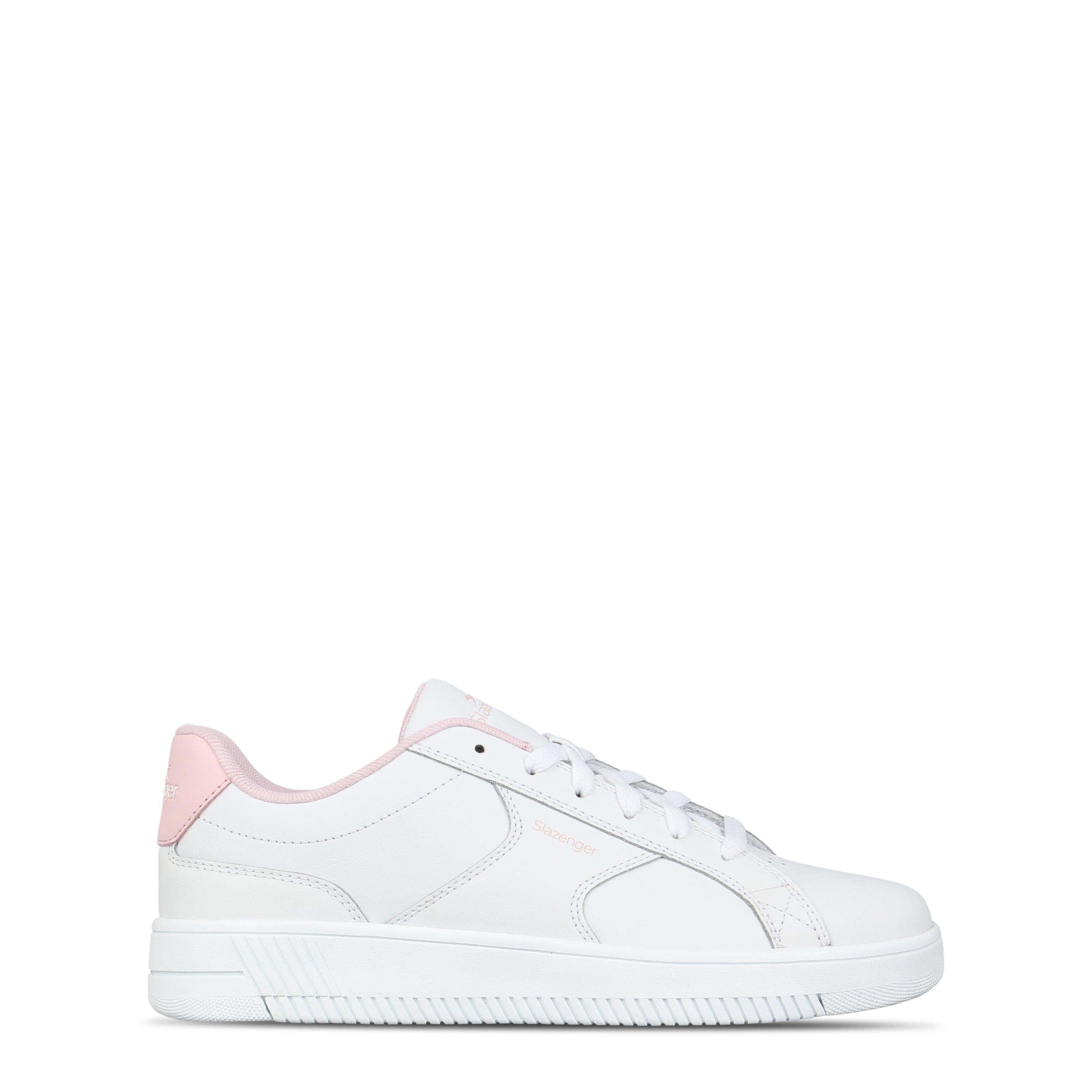 White/Pink - Slazenger - Unisex Kids' Slaz Starling Low-Top Trainers - 1