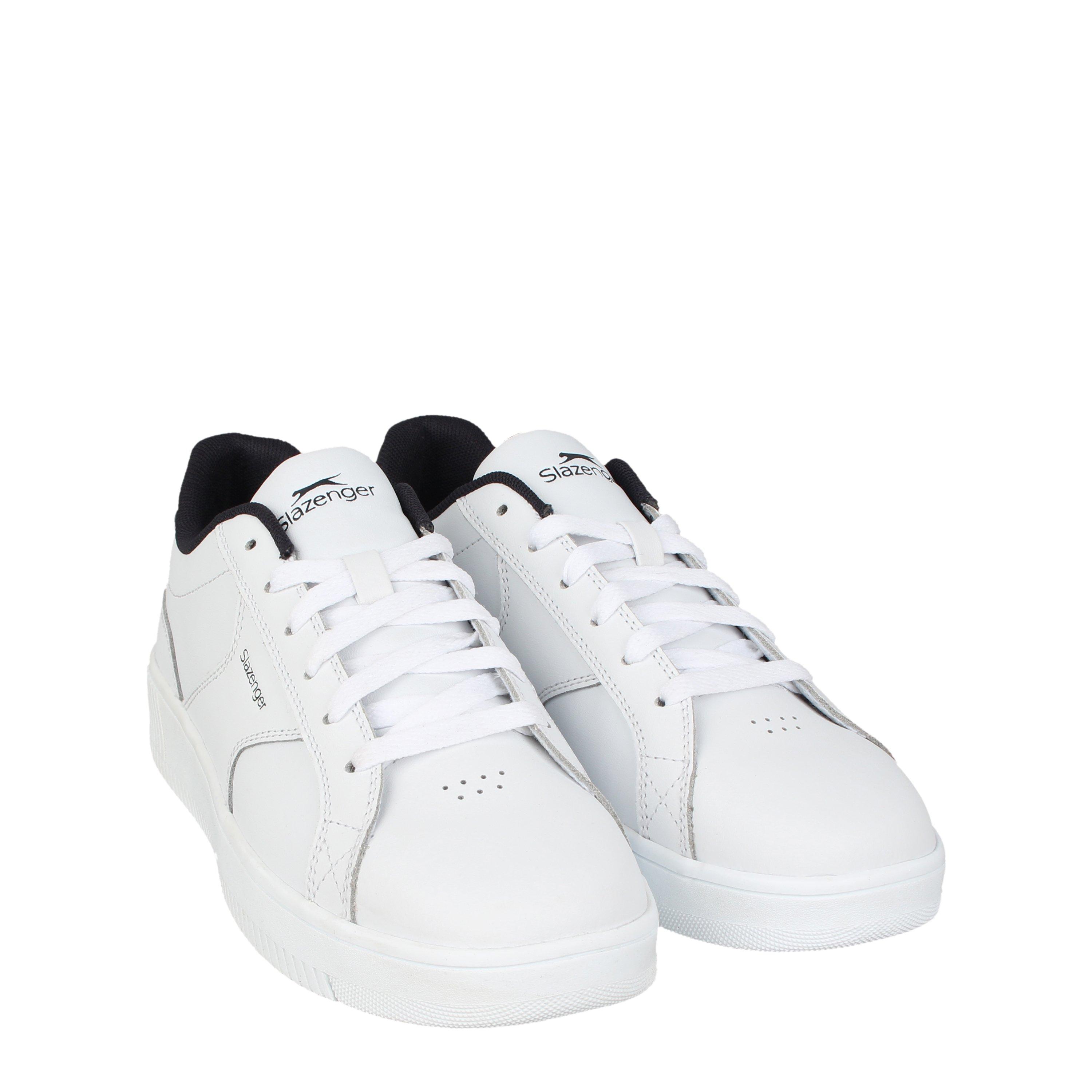 White/Navy - Slazenger - Unisex Kids' Slaz Starling Low-Top Trainers - 3
