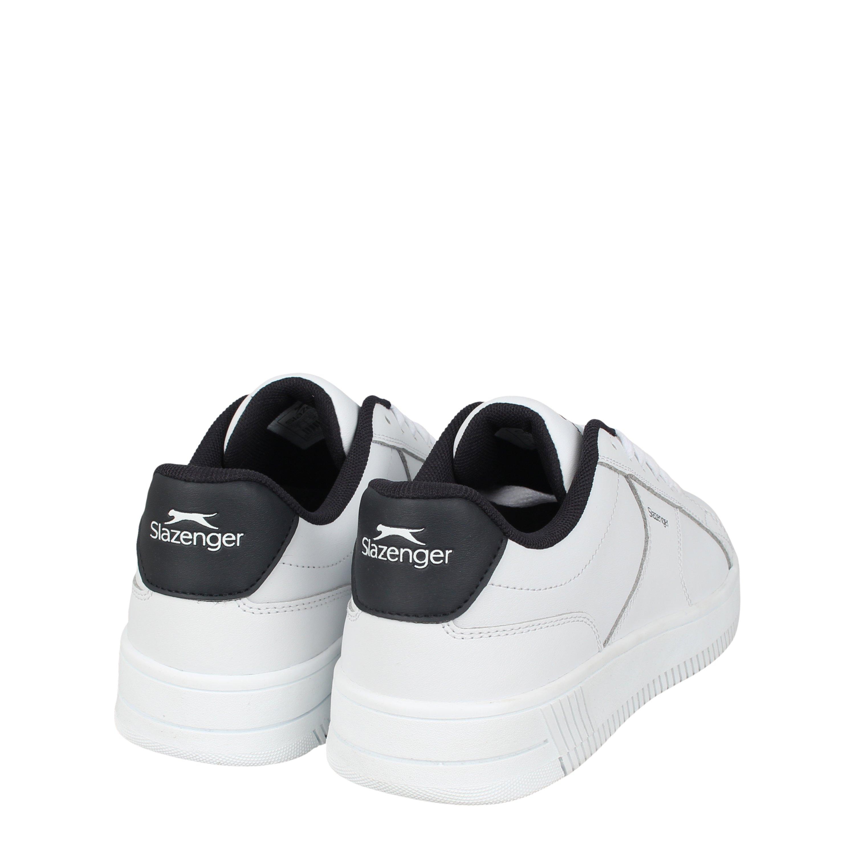 White/Navy - Slazenger - Unisex Kids' Slaz Starling Low-Top Trainers - 4