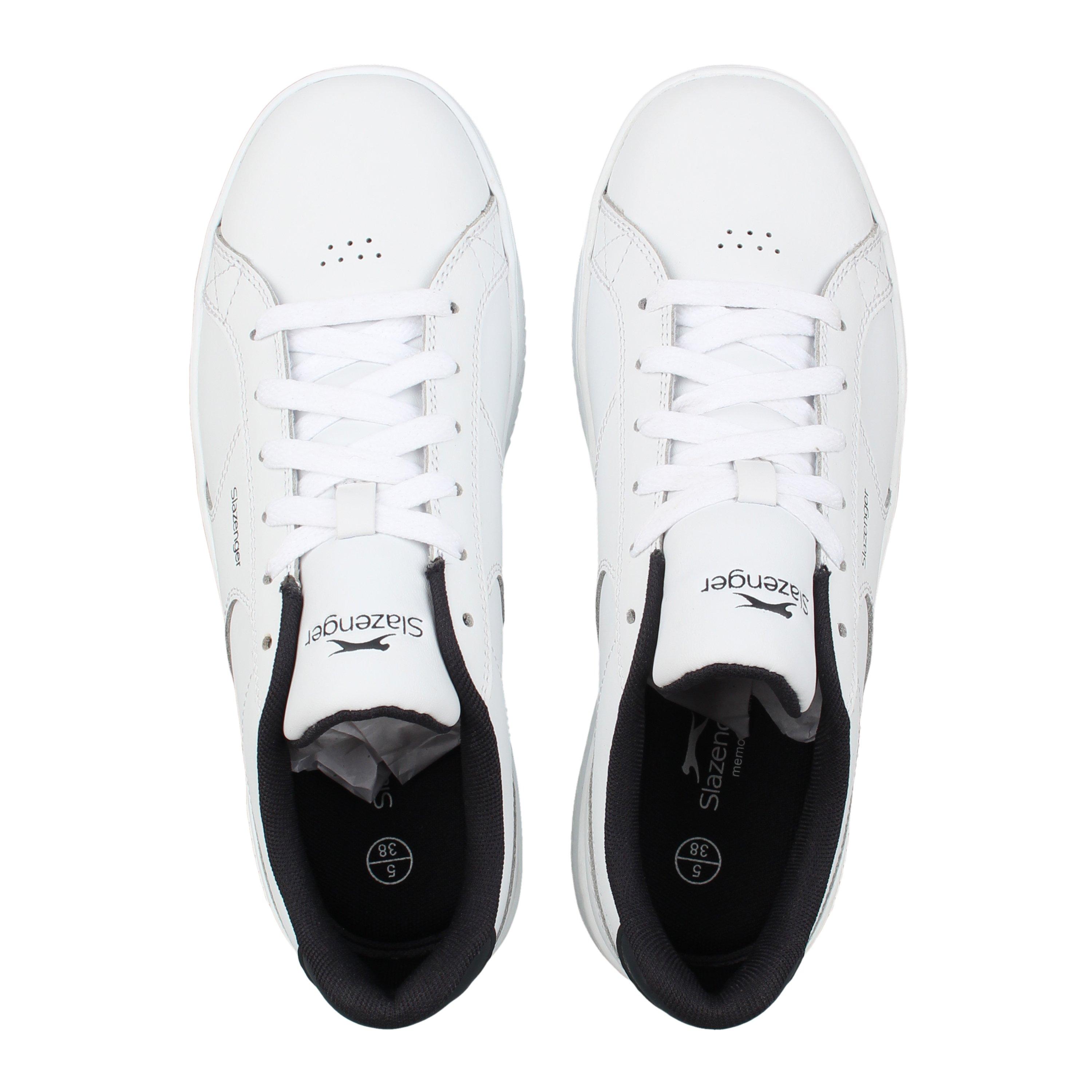 White/Navy - Slazenger - Unisex Kids' Slaz Starling Low-Top Trainers - 5