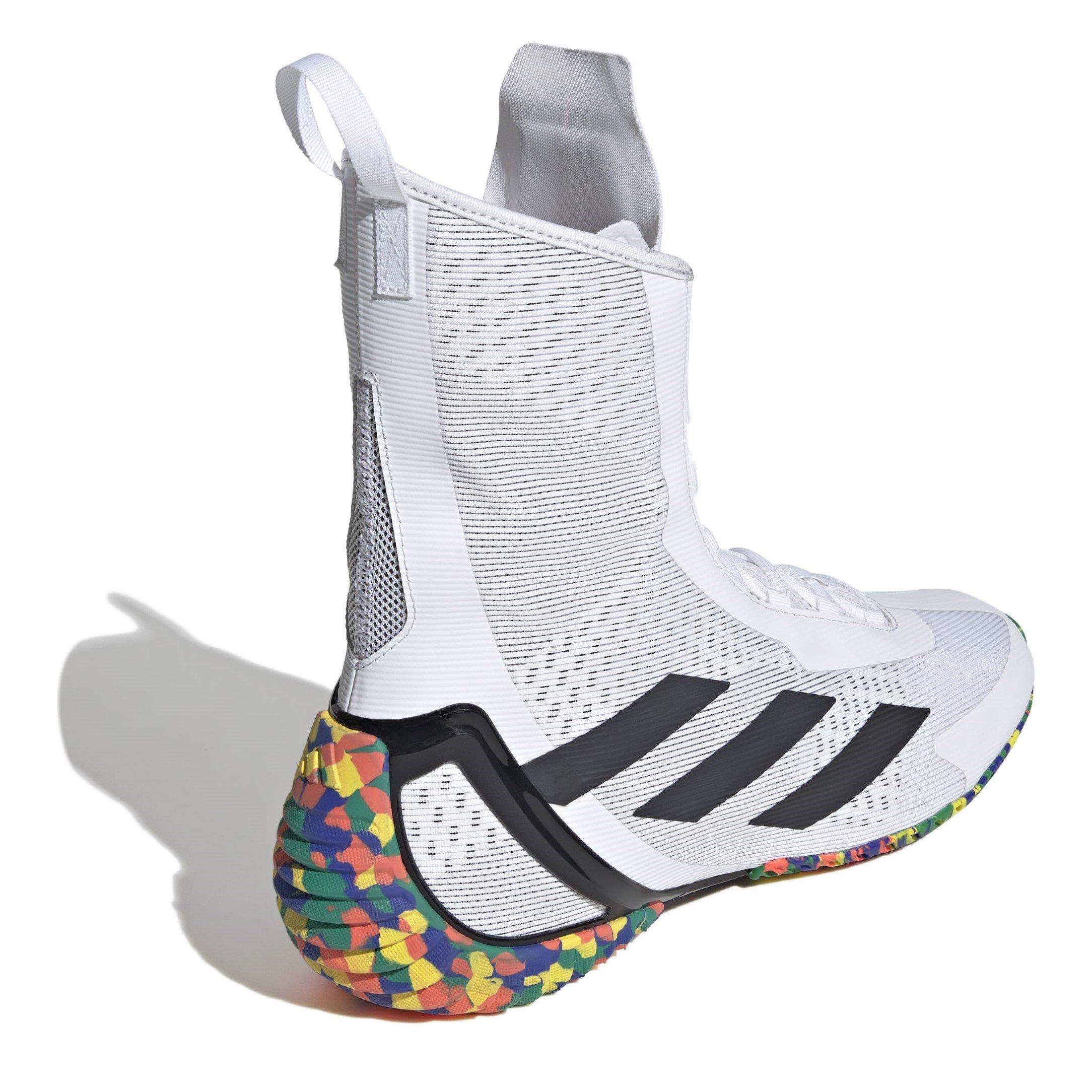 BIANCO/NERO/BIANCO - adidas - Kids' Speedex Ultra Boxing Boots - 4