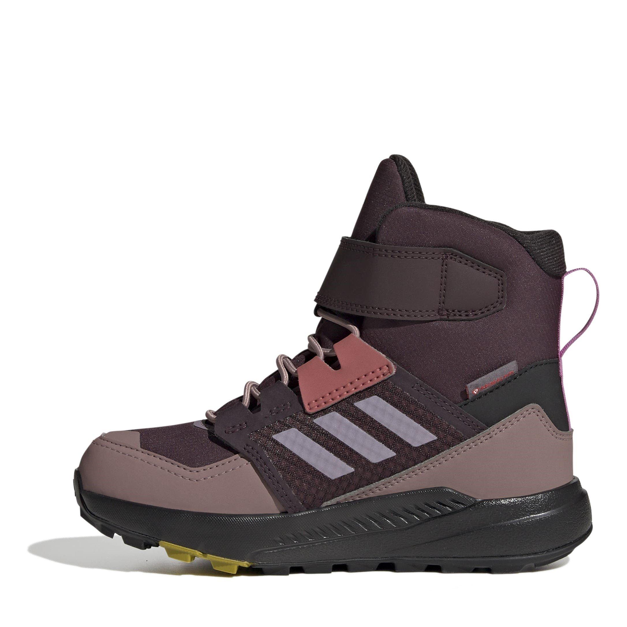 Shadow Maroon / - adidas - Terrex Trailmaker High COLD.RDY Hiking Shoes Kids - 2