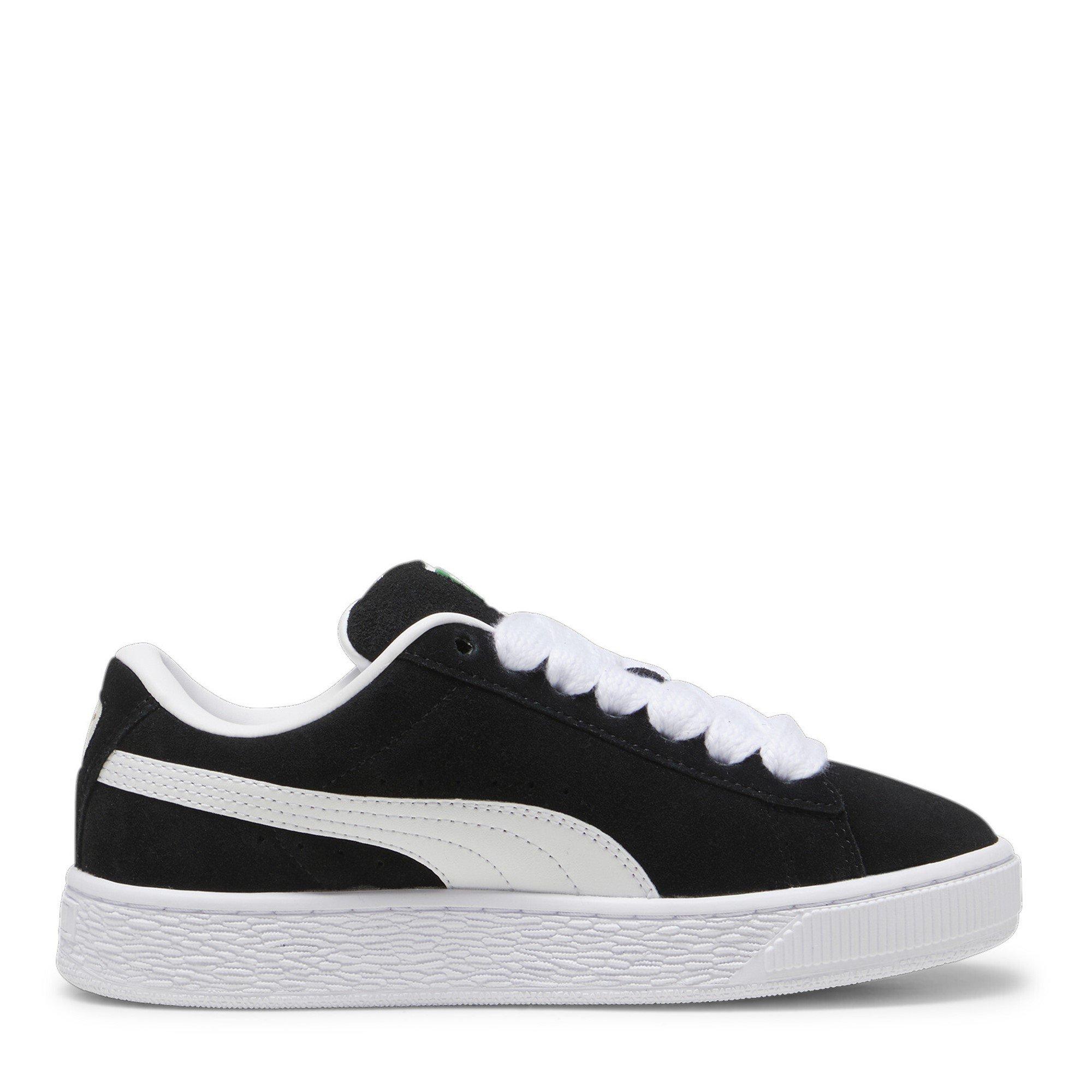 Black and white puma suede on sale