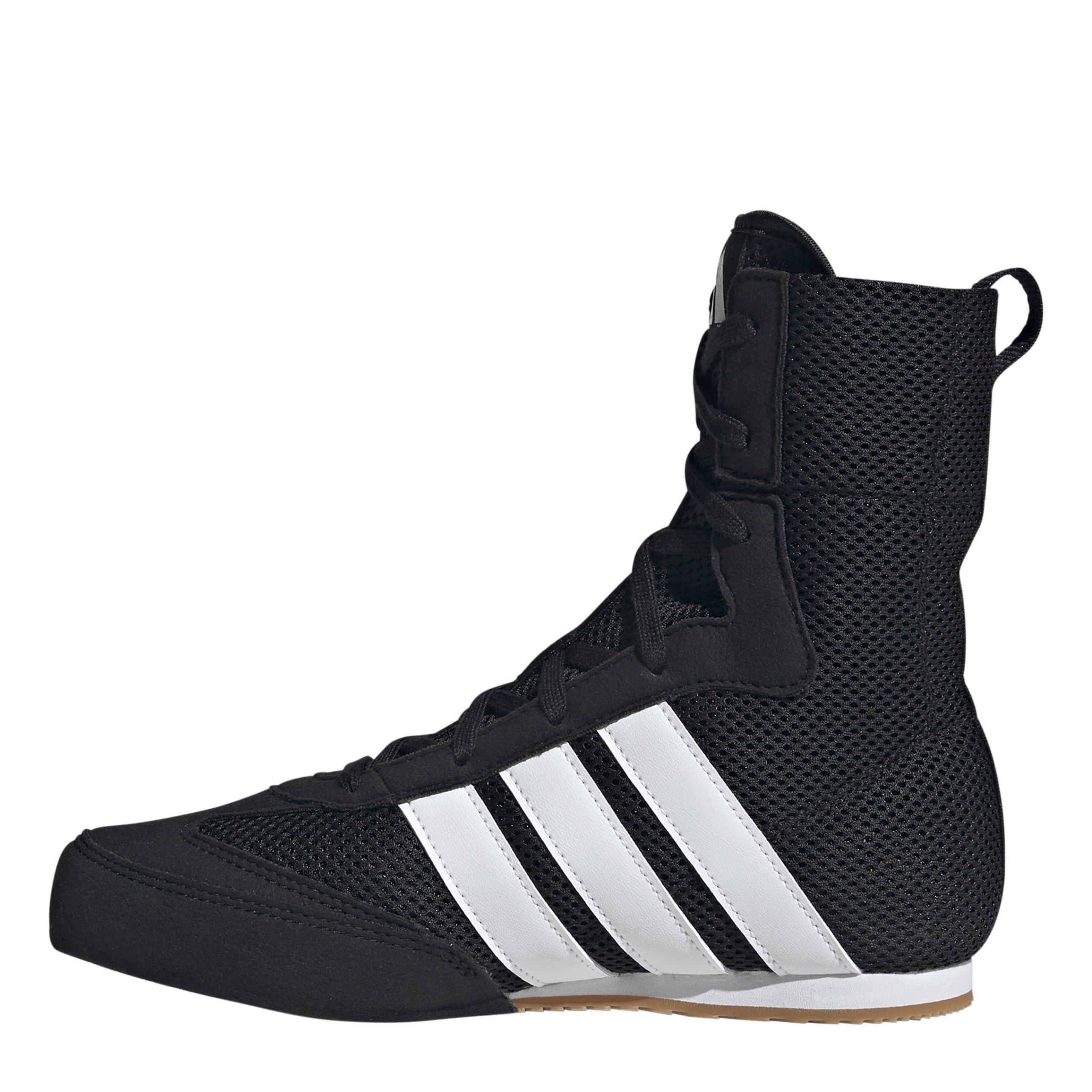 Crno/Bijelo/Crno - adidas - Kids' Box Hog Classic Hi-Cut Boxing Boots - 2