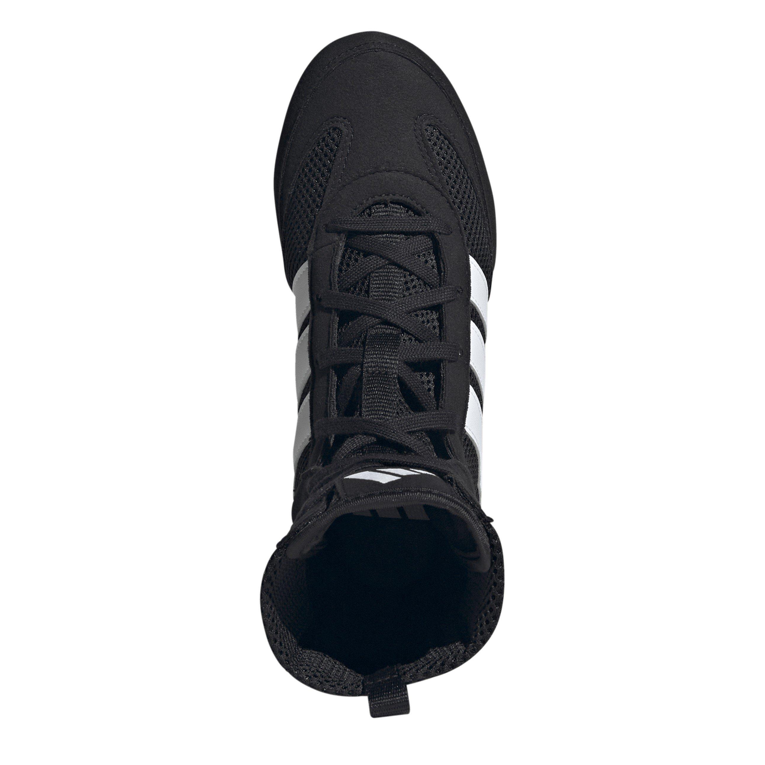 Crno/Bijelo/Crno - adidas - Kids' Box Hog Classic Hi-Cut Boxing Boots - 5