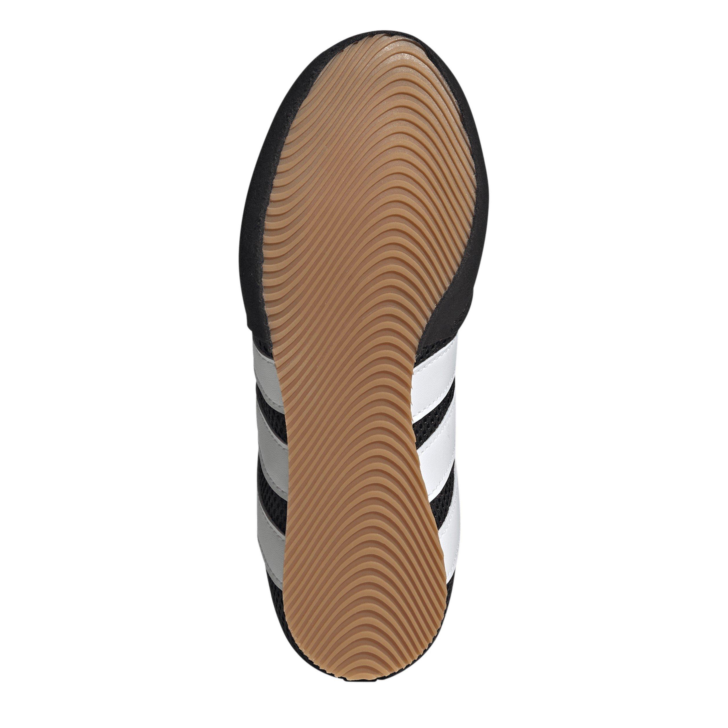 Crno/Bijelo/Crno - adidas - Kids' Box Hog Classic Hi-Cut Boxing Boots - 6