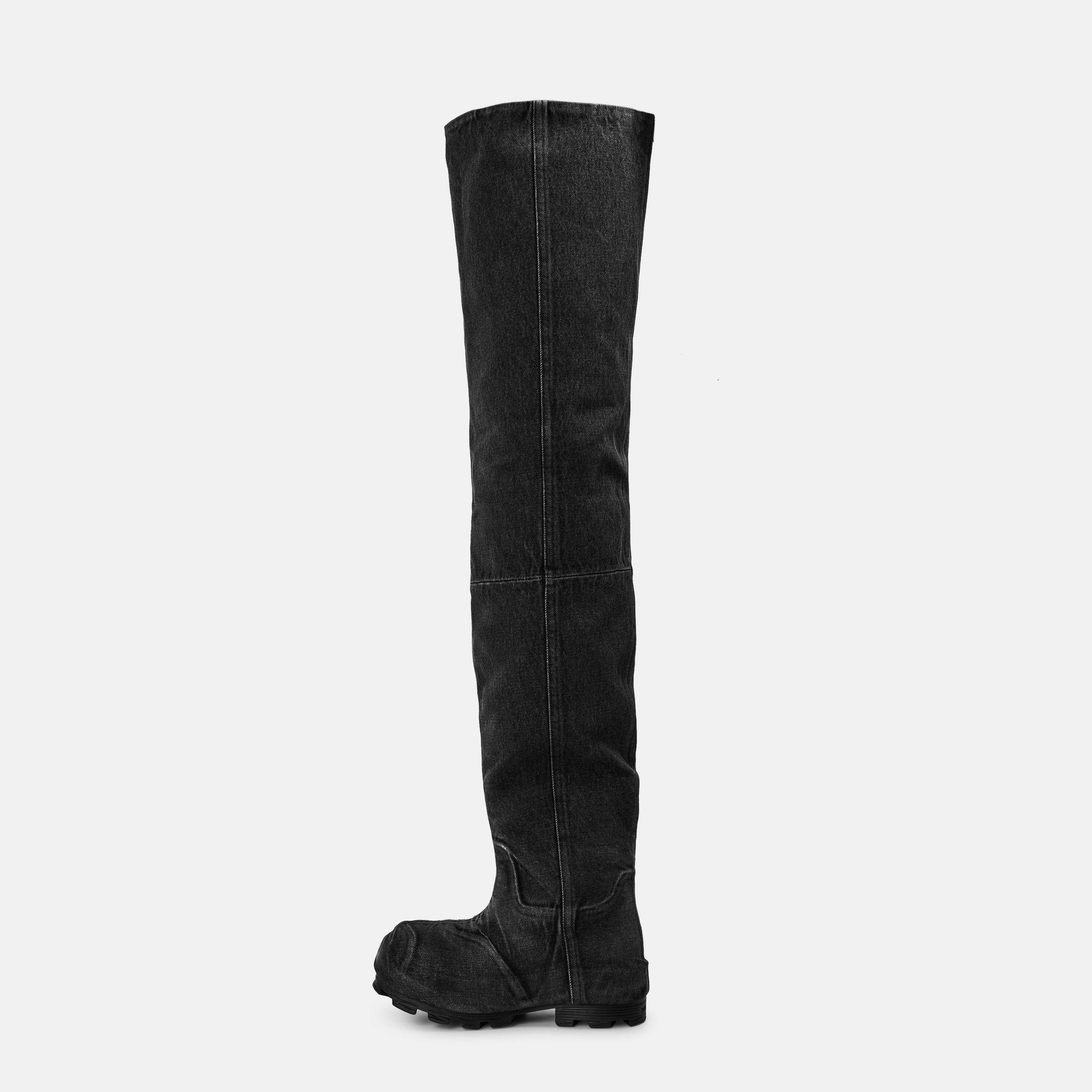 Black - Diesel - Kids' Over the Knee Boots - 2