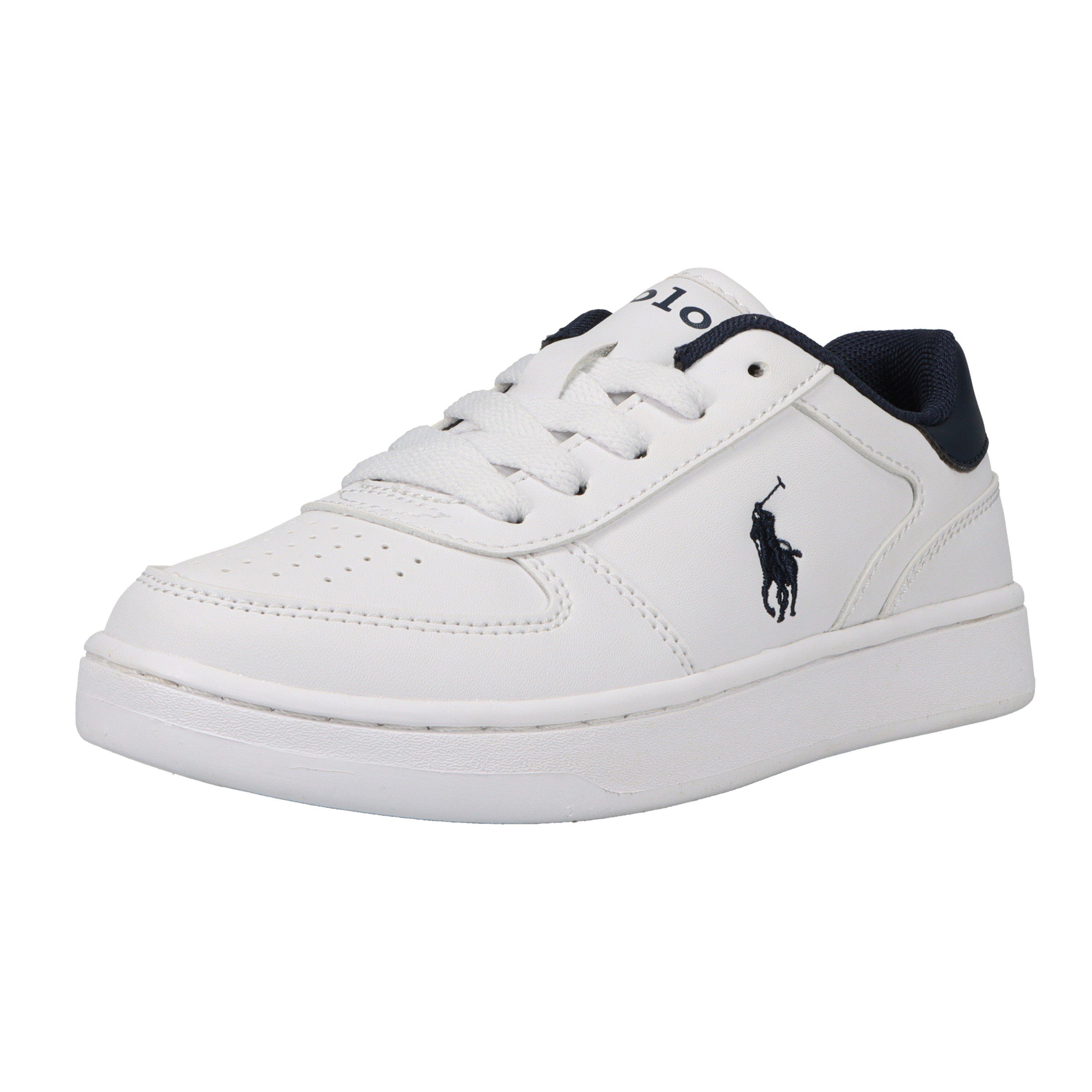 White Navy - Polo Ralph Lauren - Court Trainers Juniors - 2