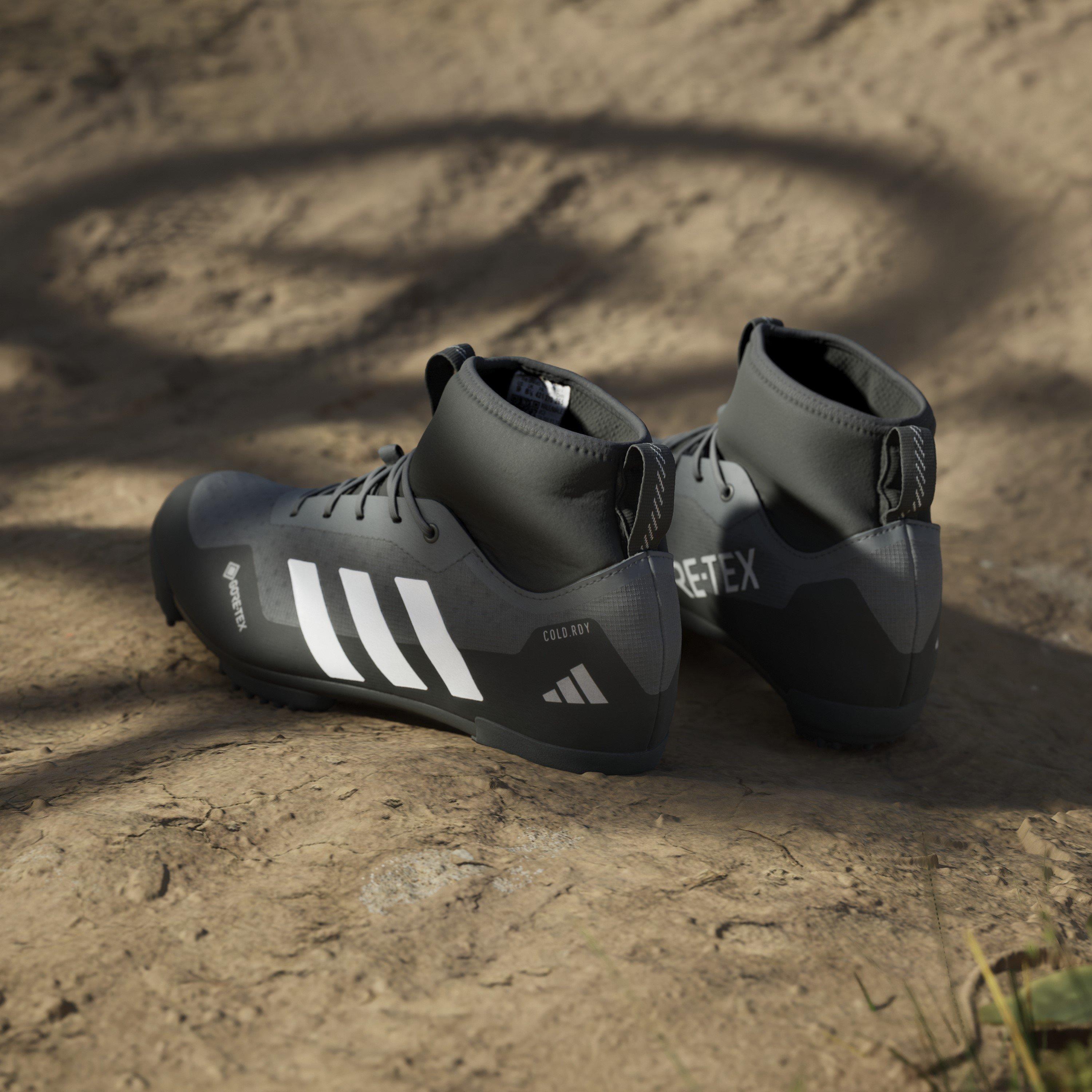 Grijs - adidas - The Gravel Cold.Rdy Gtx Road Cycling Shoes Boys - 13
