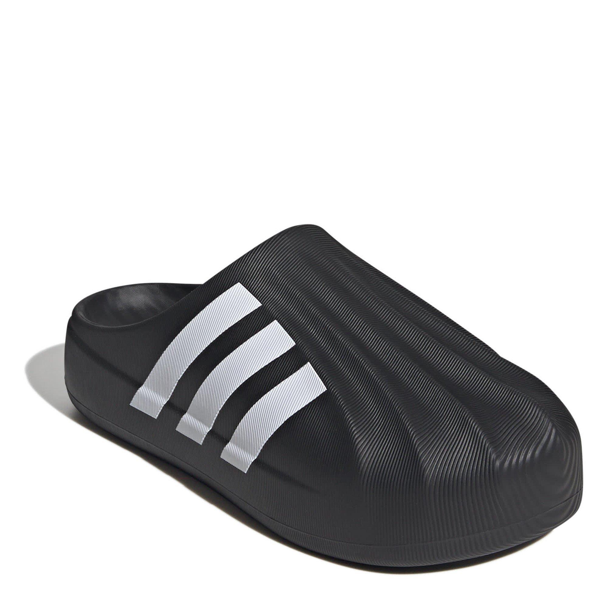 Black - adidas Originals - Kids' Superstar Shell Toe Slip-On Slider Slippers - 3