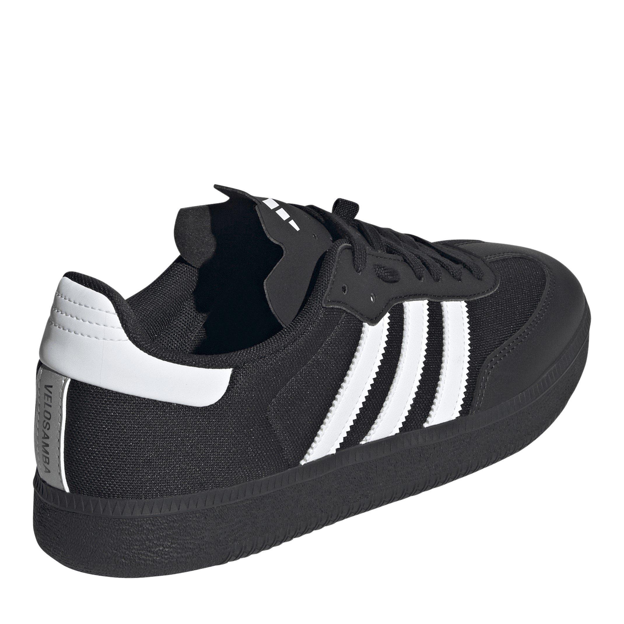 Core Black - adidas - Kids' Velosamba Made With Nature Road Cycling Shoes - 4