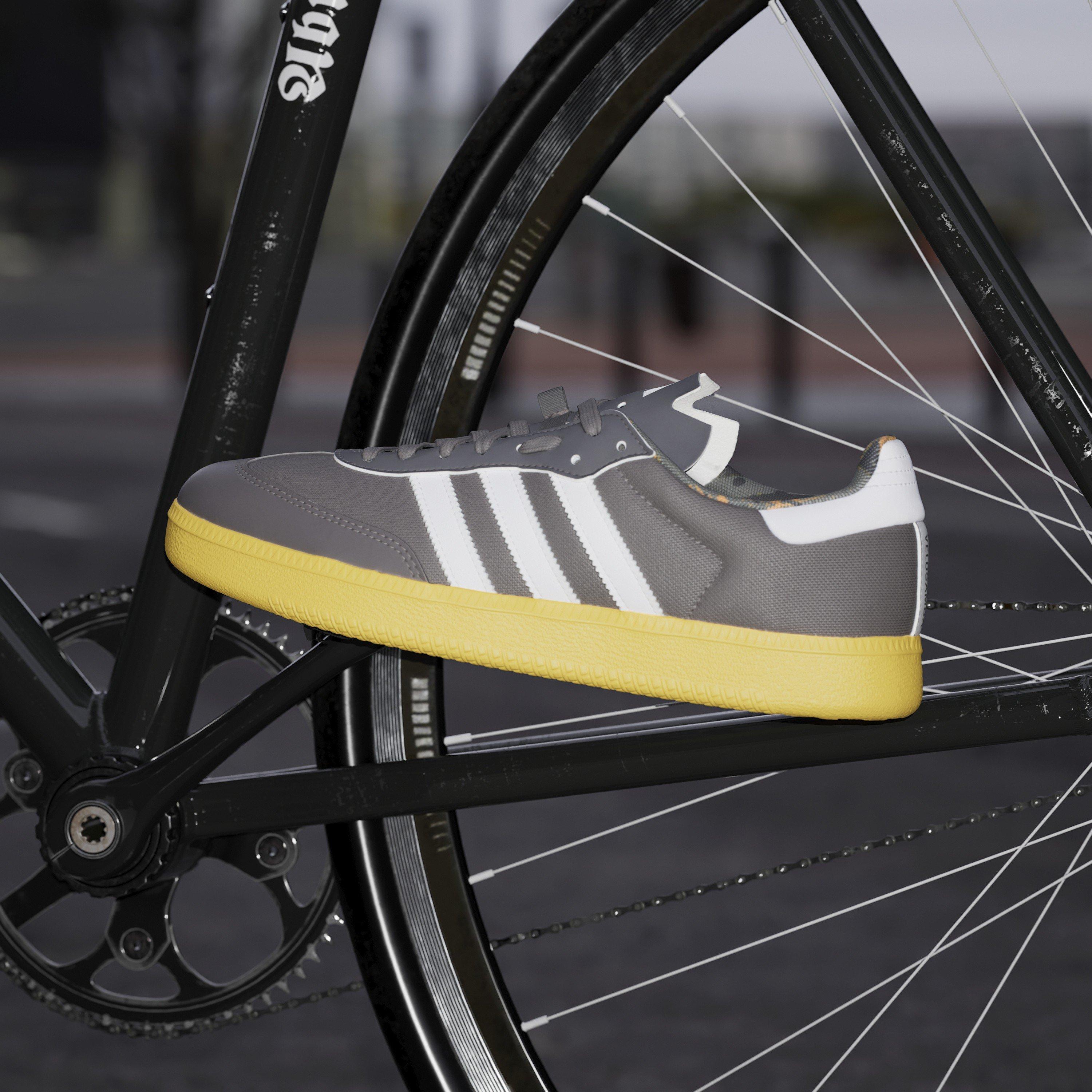Houtskool - adidas - Kids' Velosamba Made With Nature Road Cycling Shoes - 15