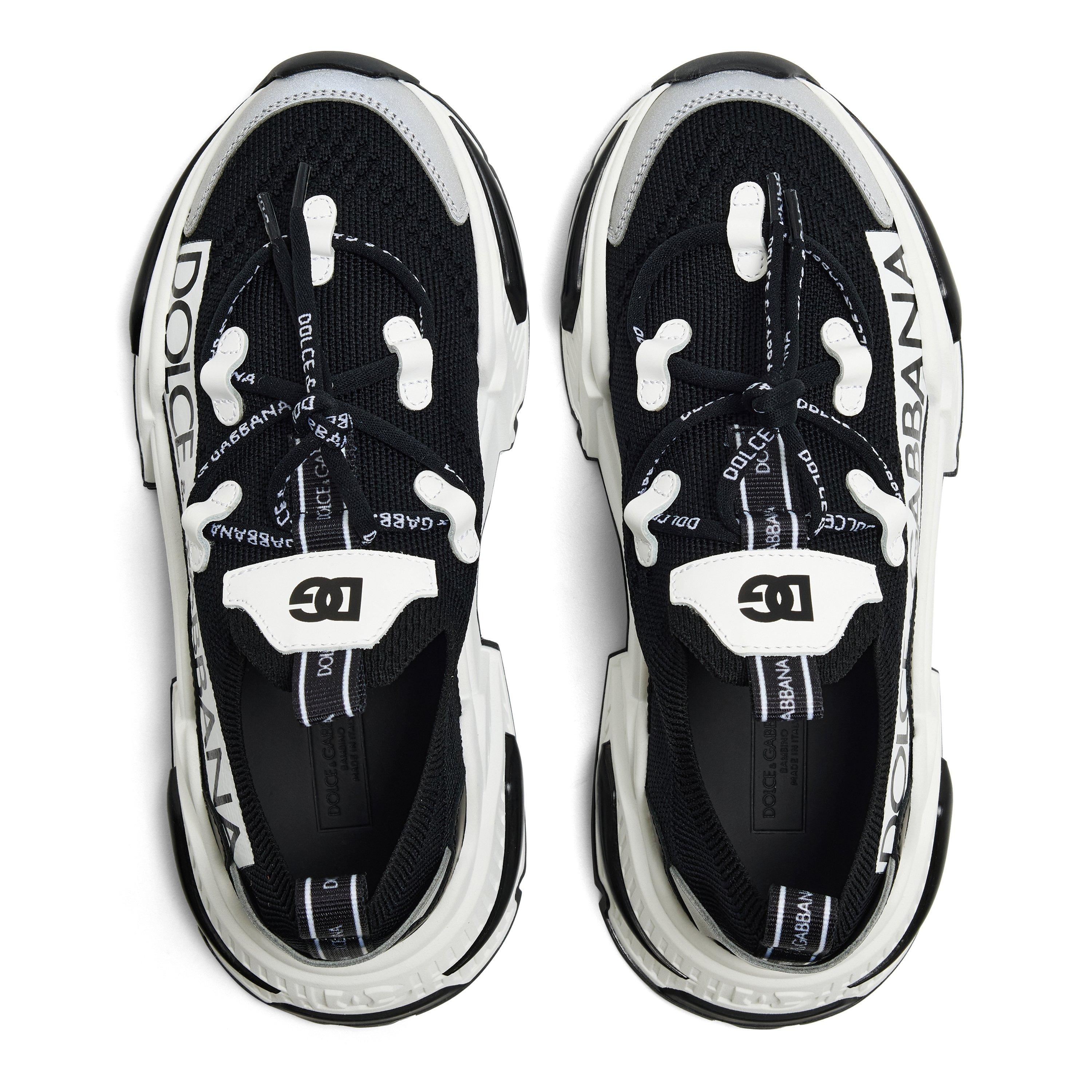 Blk Wht 8B939 - Dolce and Gabbana - DG Logo Trners Jn62 - 3