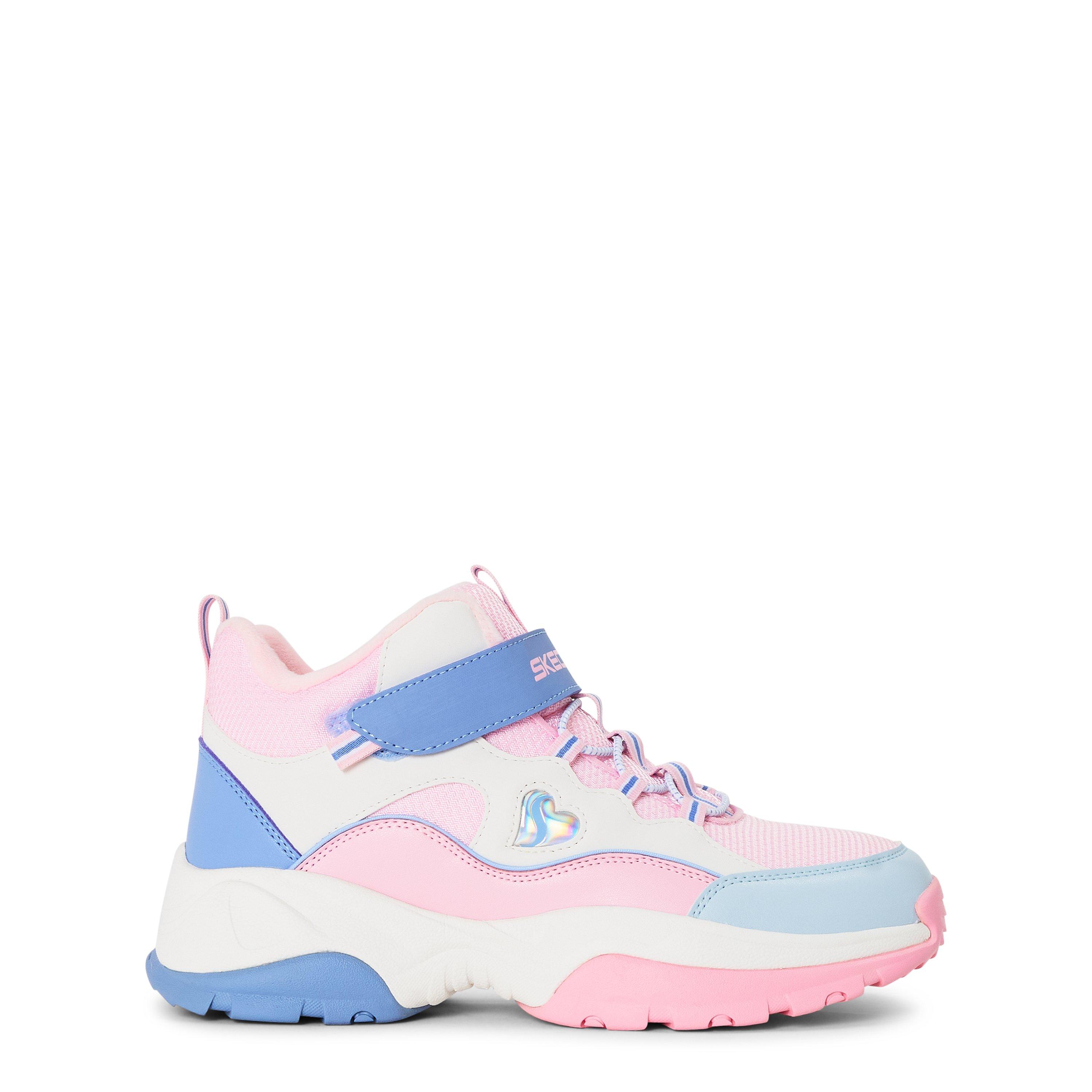 Skechers  Kids ' High-Top Trainers - Pink/Lavender - 5 (38)