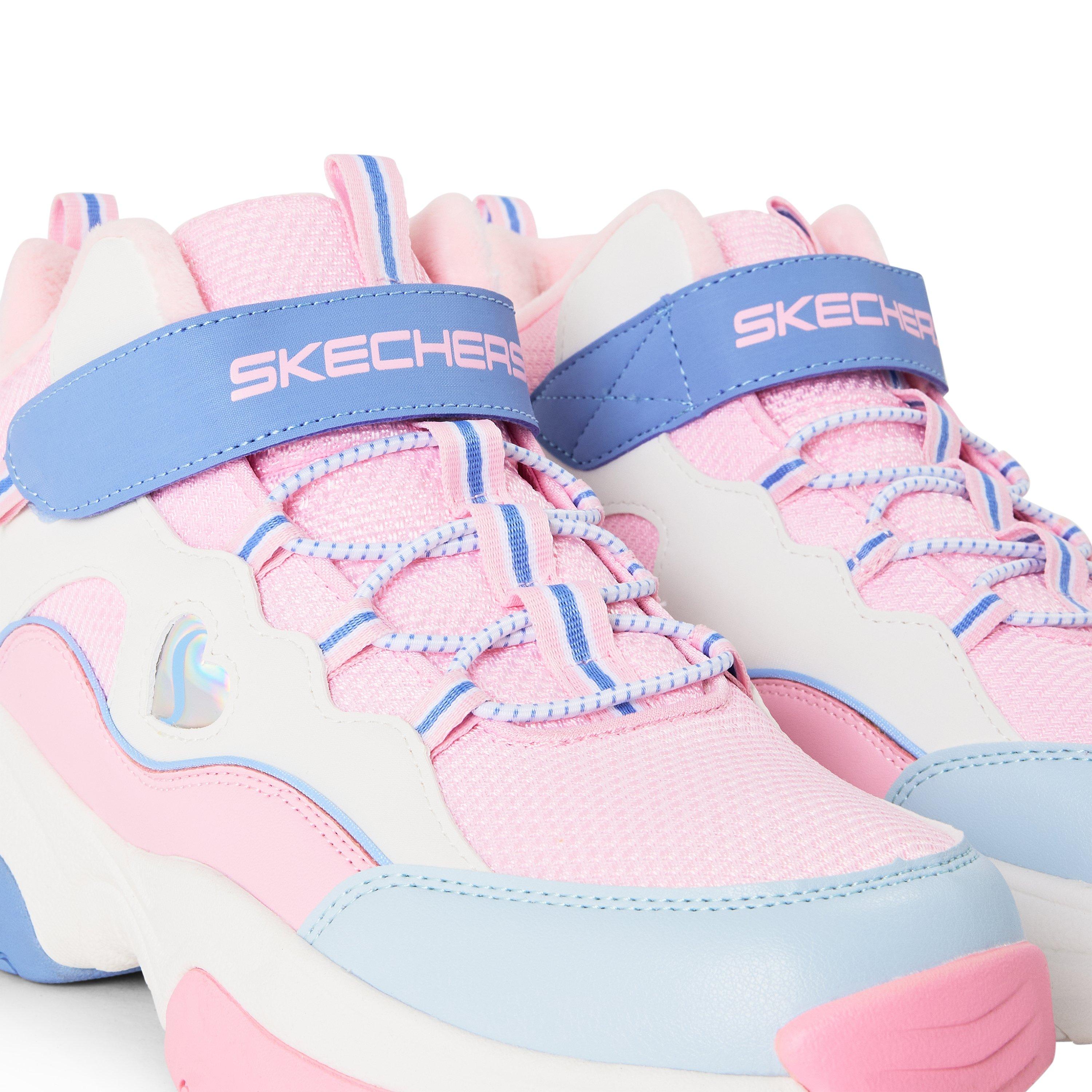 Pink/Lavender - Skechers - Unisex Kids' High-Top Trainers - 3