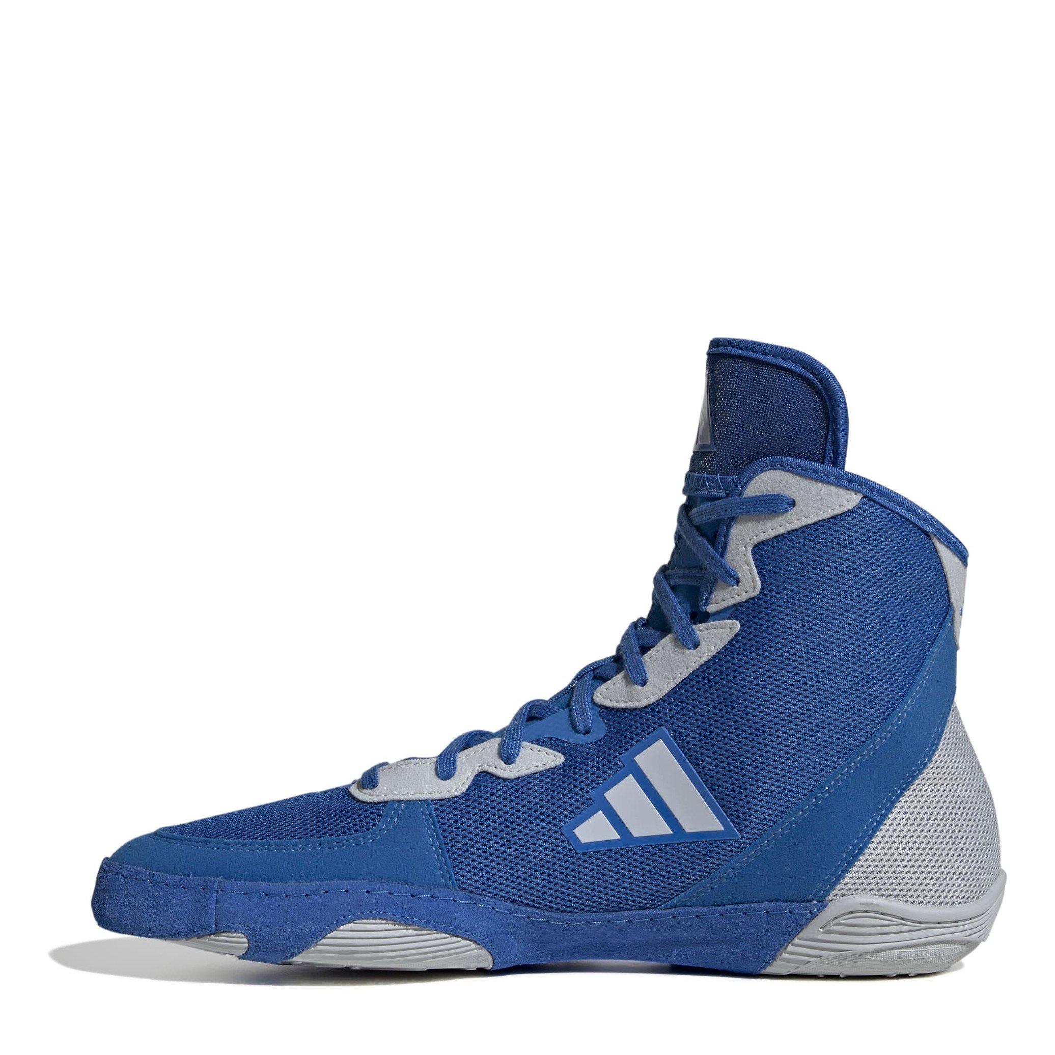 Ryl/Grey/Blk - adidas - Adizero Mat Wizard 6 Shoes Juniors - 2