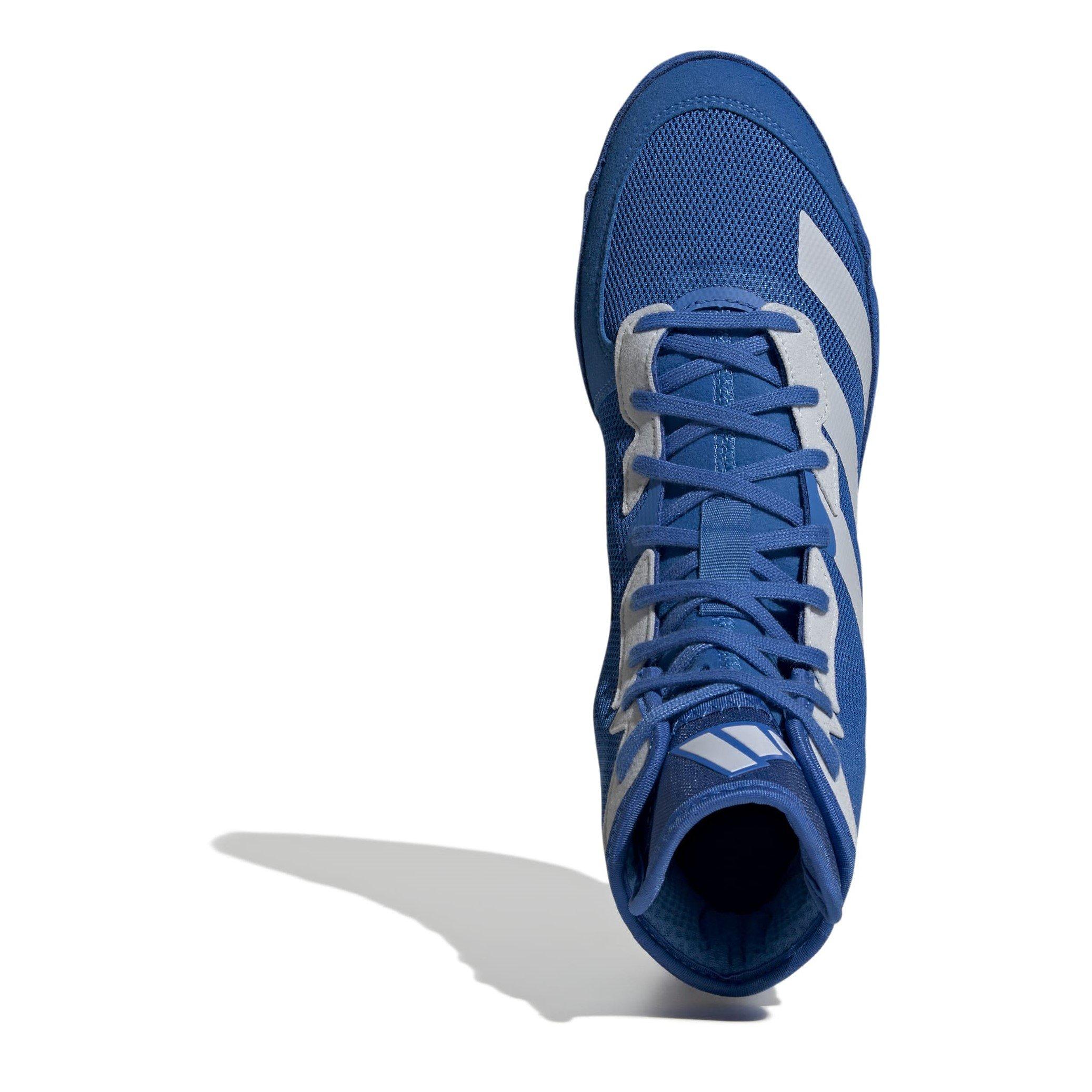 Ryl/Grey/Blk - adidas - Adizero Mat Wizard 6 Shoes Juniors - 5