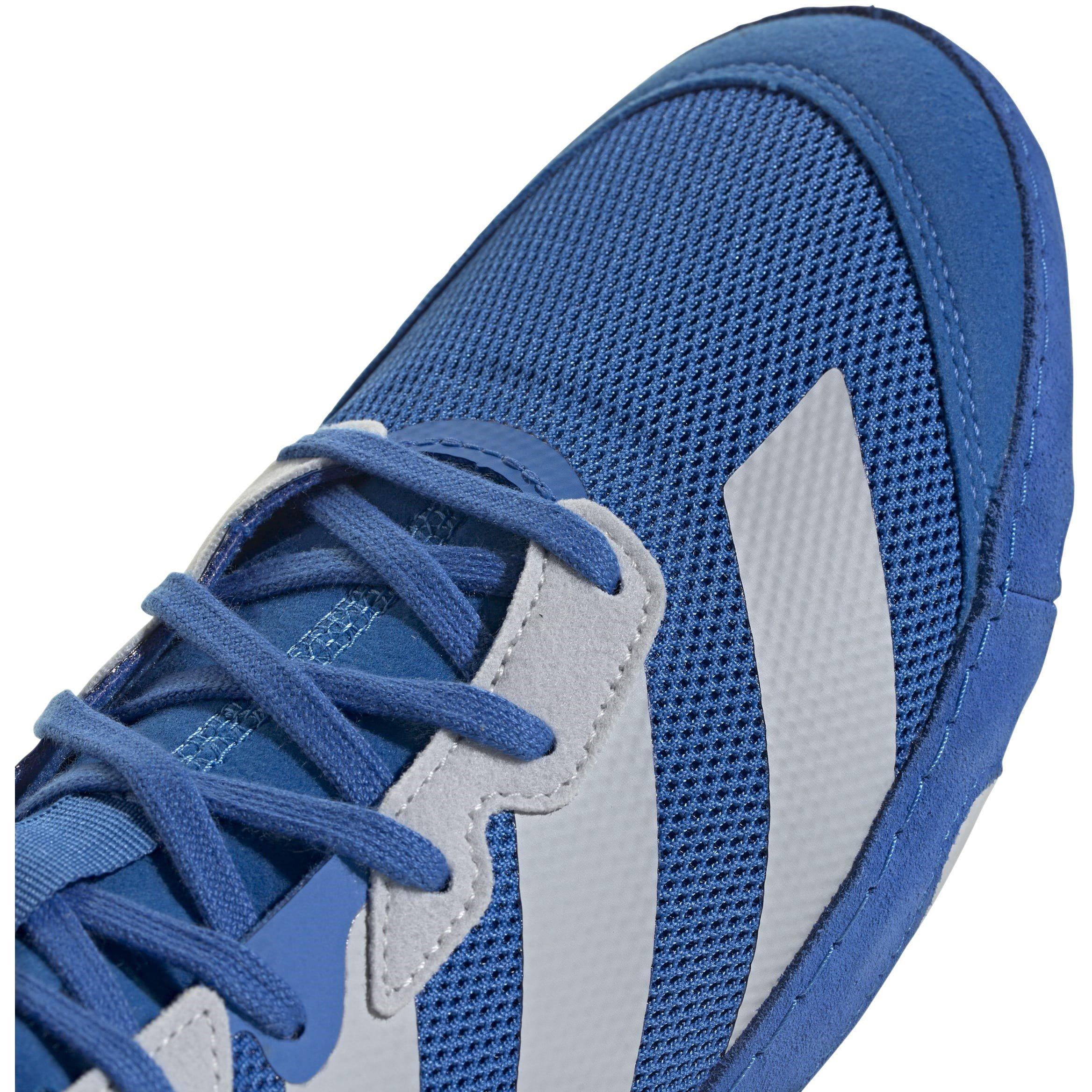 Ryl/Grey/Blk - adidas - Adizero Mat Wizard 6 Shoes Juniors - 8