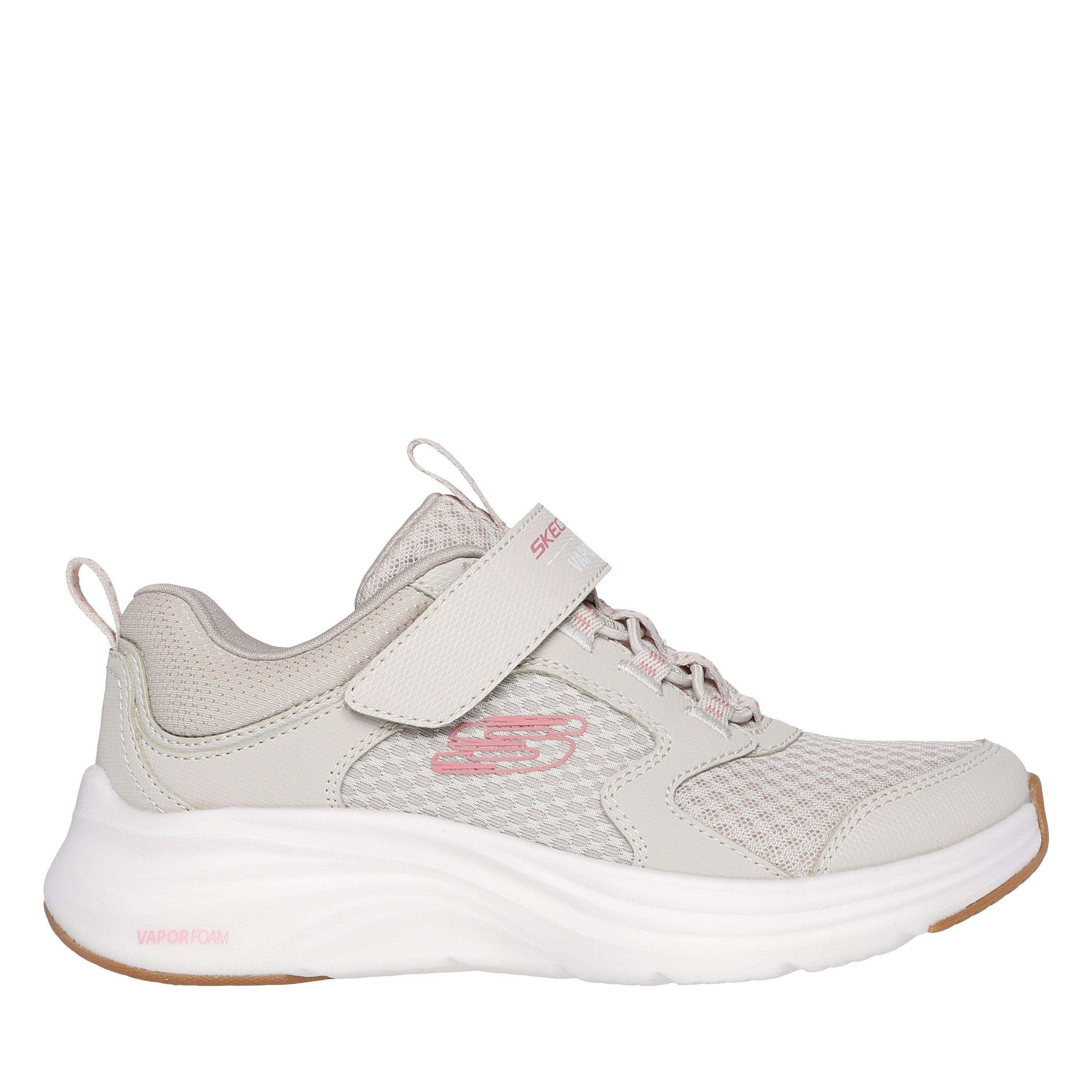 Naturel - Skechers - Bungee And Strap Qtr Overlay Mesh S Slip On Trainers Unisex Kids - 3