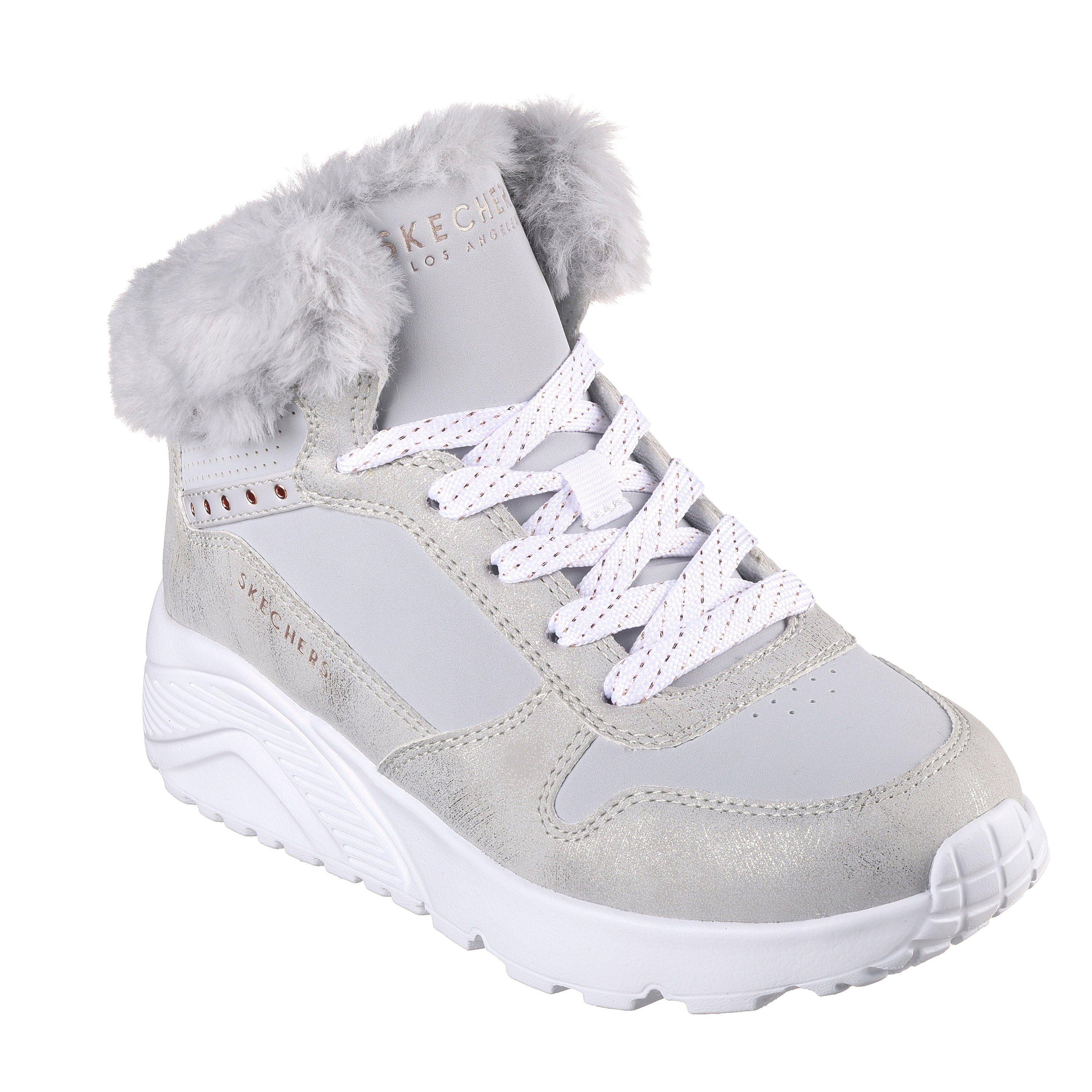 Sivo - Skechers - Kids' High-Top Trainers - 3