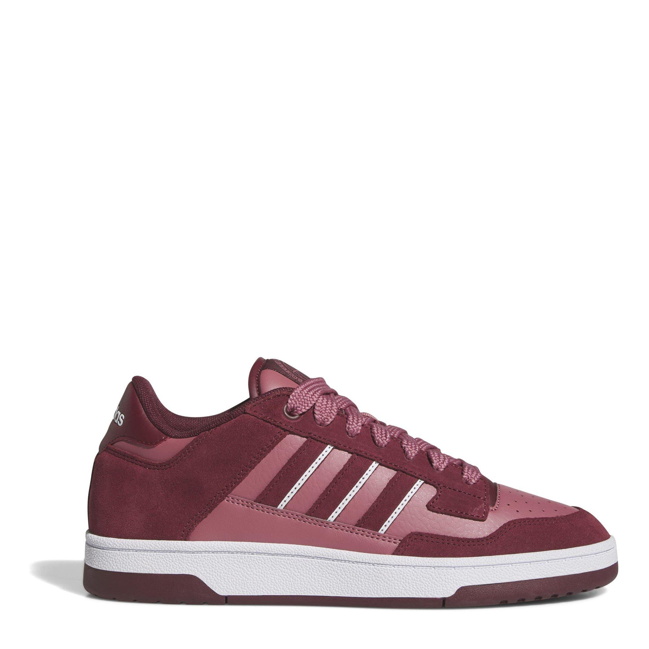 Rød/Karmoisinrød/Hvid - adidas - Rapid Court Low-Top Shoes Juniors - 1