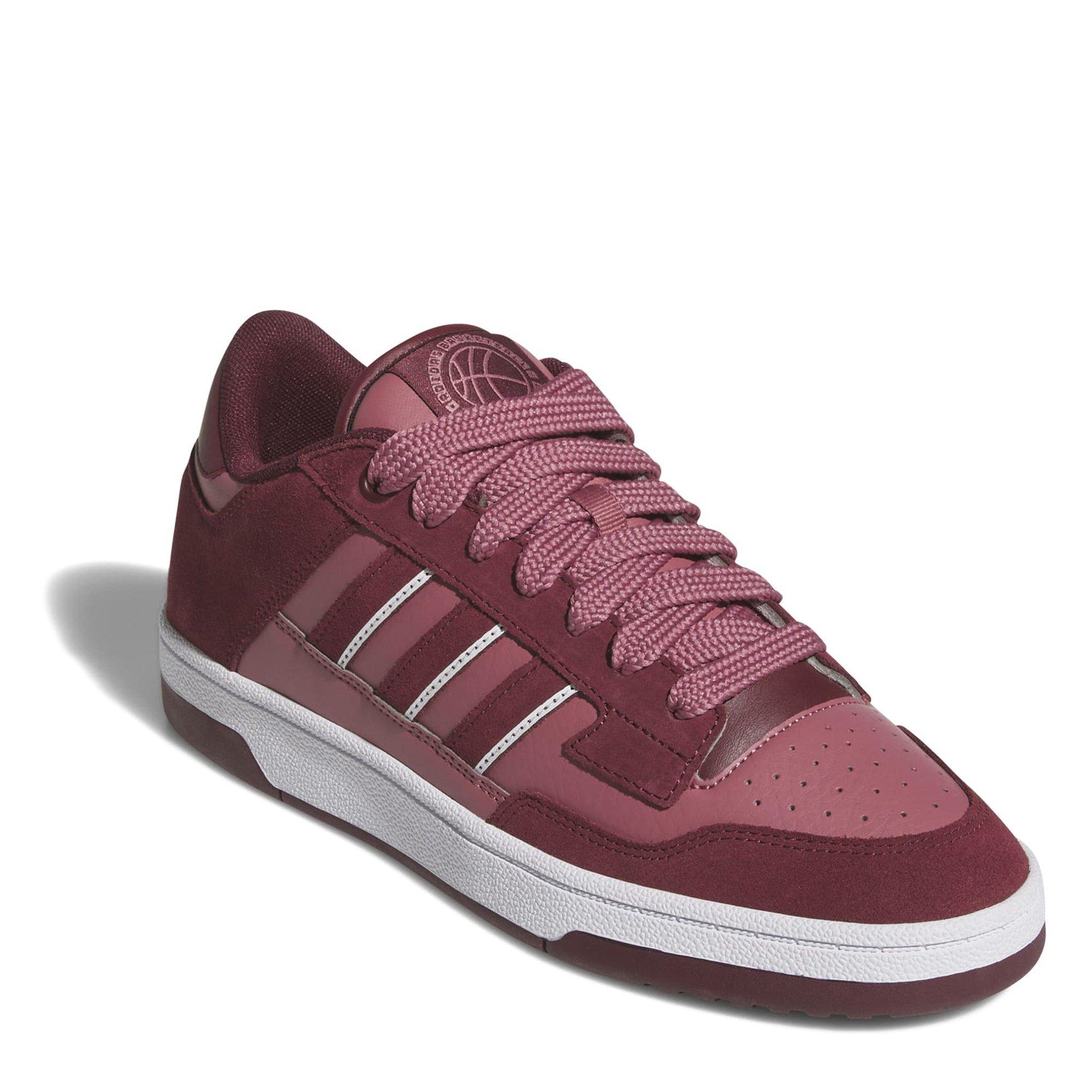 Rød/Karmoisinrød/Hvid - adidas - Rapid Court Low-Top Shoes Juniors - 3