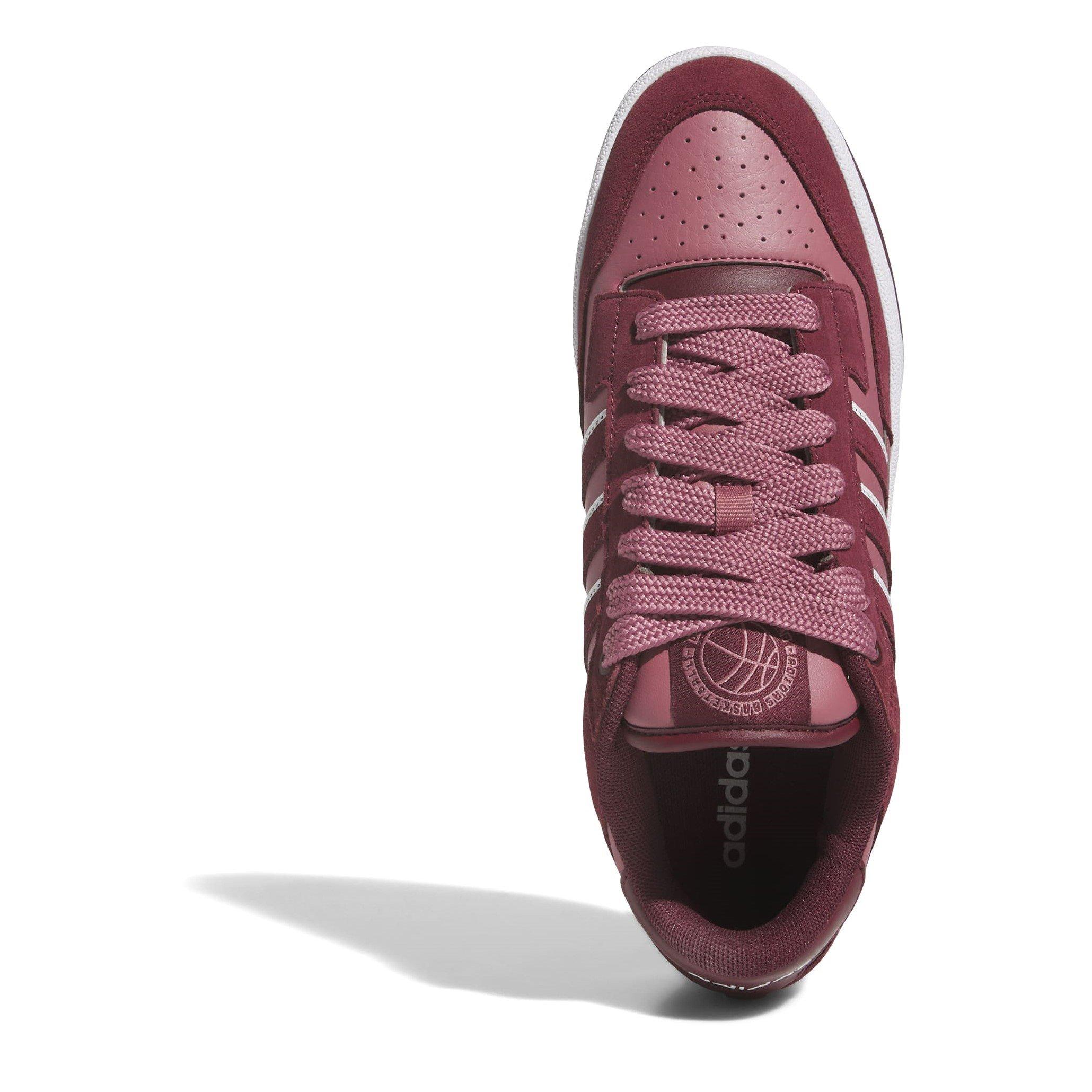 Rød/Karmoisinrød/Hvid - adidas - Rapid Court Low-Top Shoes Juniors - 5