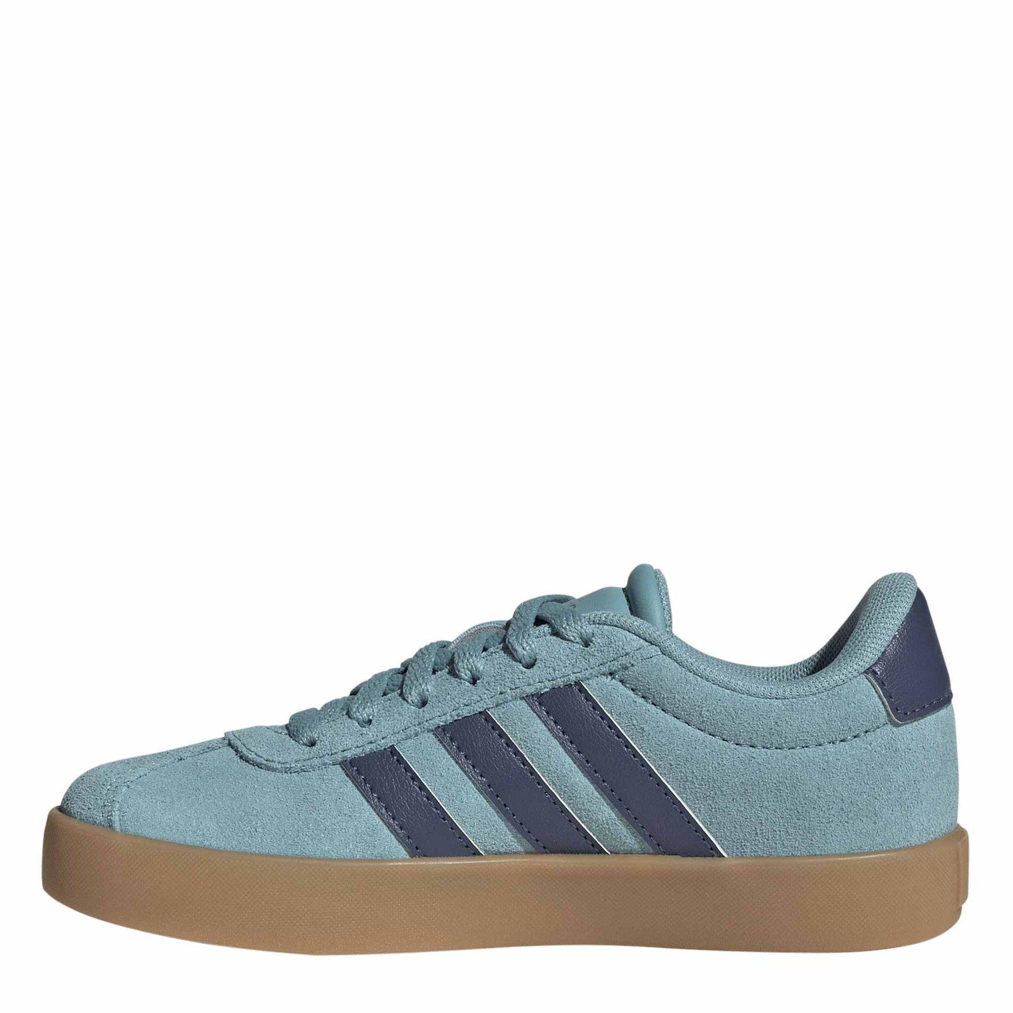 Mint Ton/Prelov - adidas - Kids' VL Court 3.0 Trainers - 2