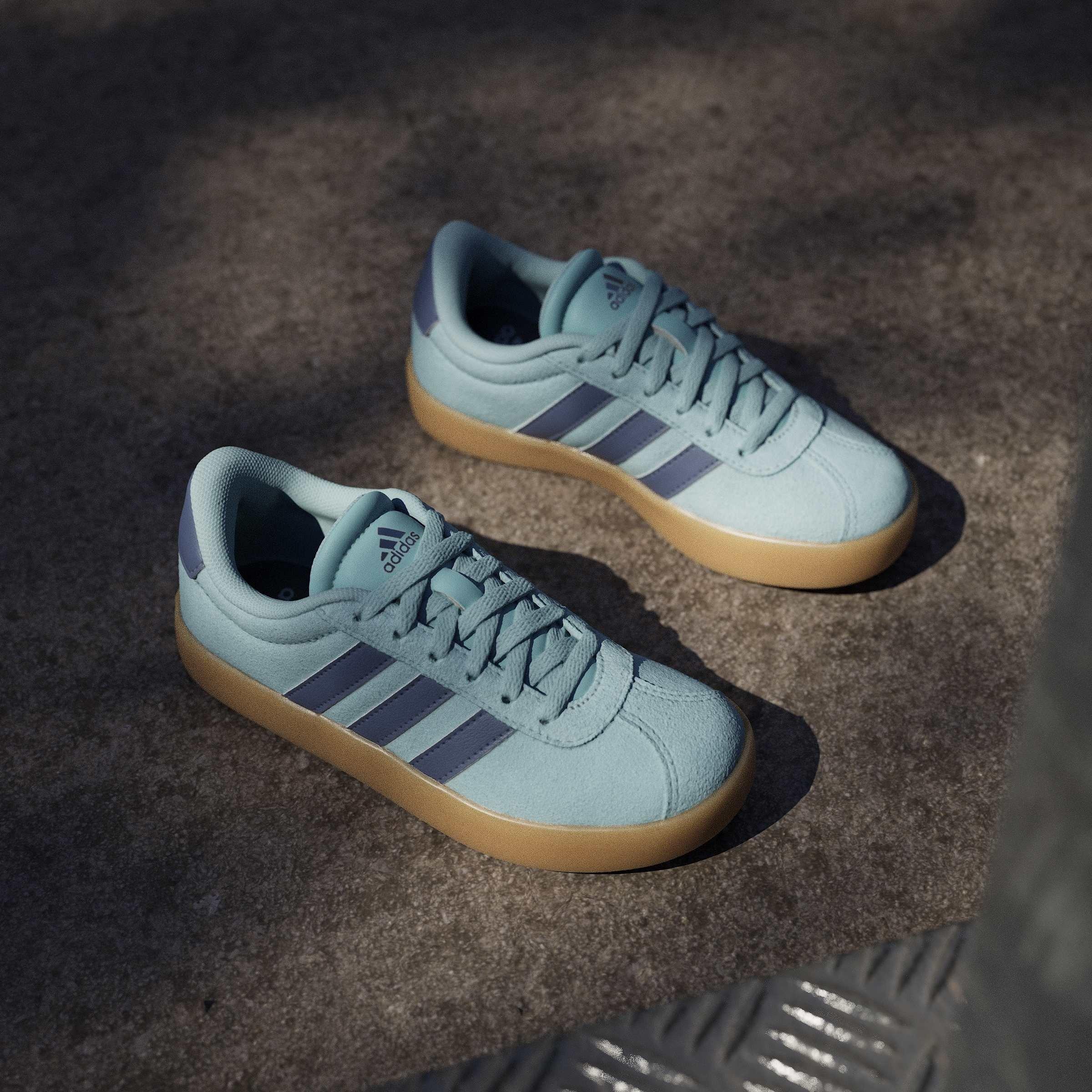 Mint Ton/Prelov - adidas - Kids' VL Court 3.0 Trainers - 12
