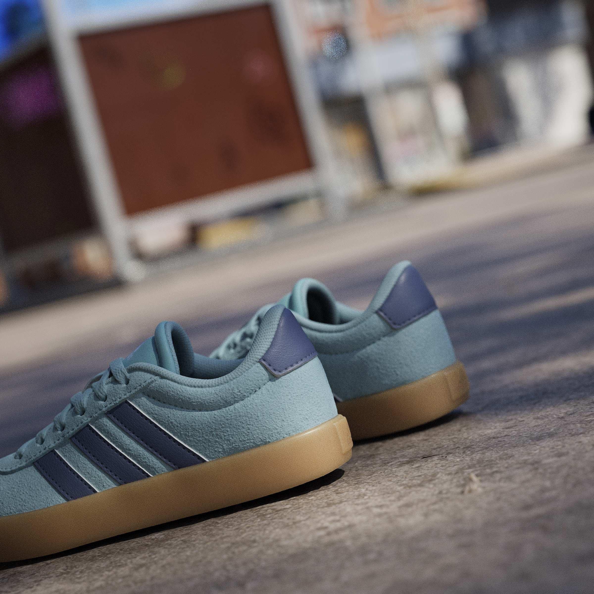 Mint Ton/Prelov - adidas - Kids' VL Court 3.0 Trainers - 16