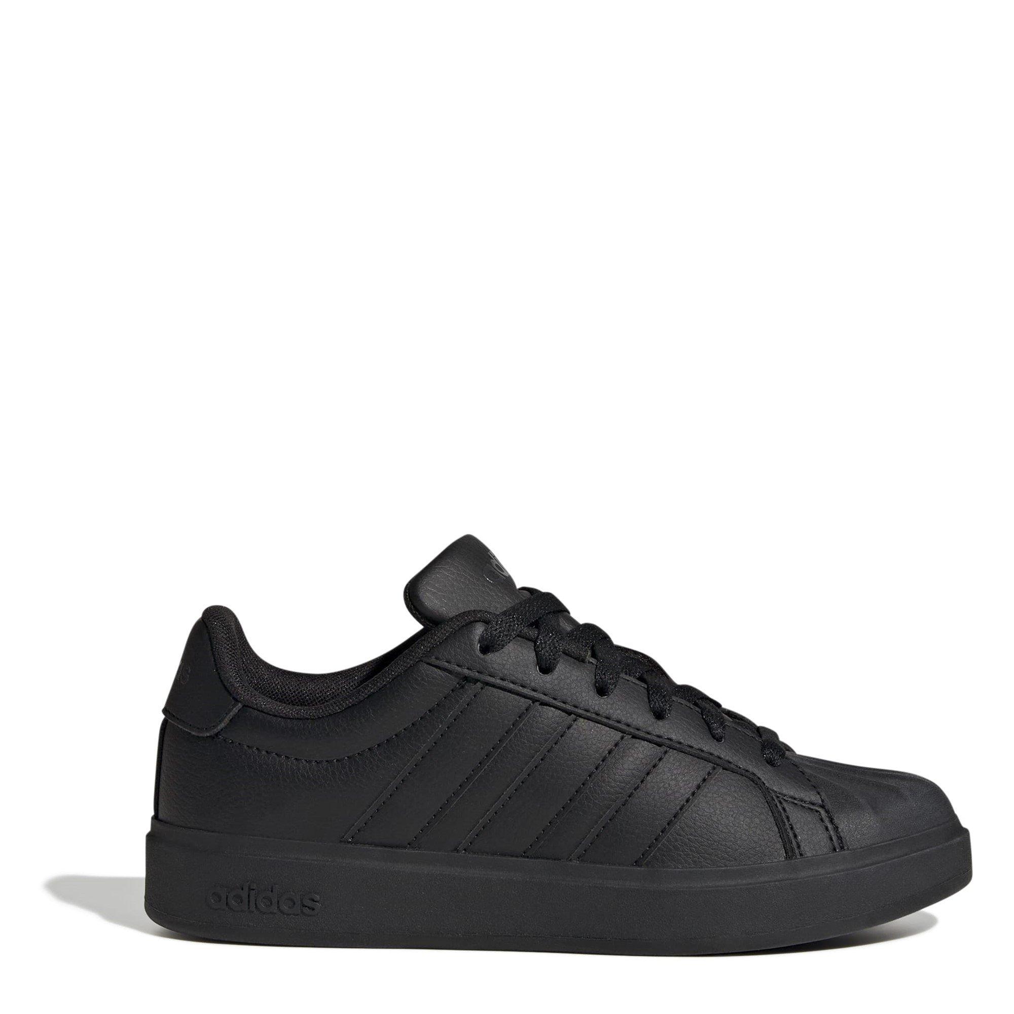 Adidas  Triple Black Streetalk Trainers Juniors - 5.5 (38.7)