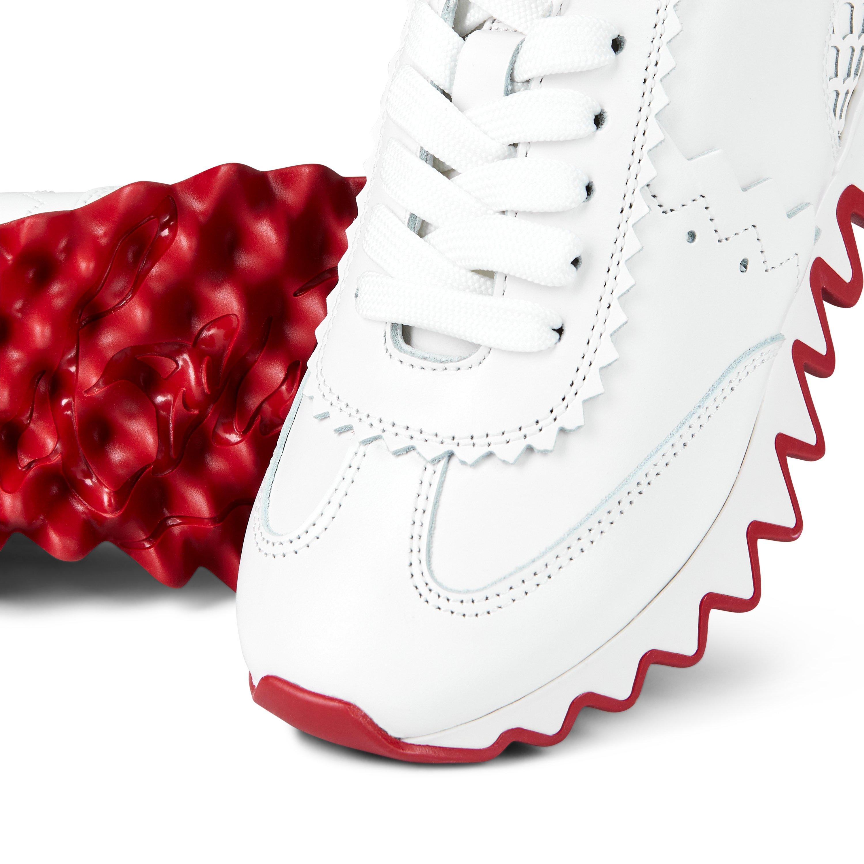 White W222 - Christian Louboutin - Infants' Mini Shark Leather Trainers - 5