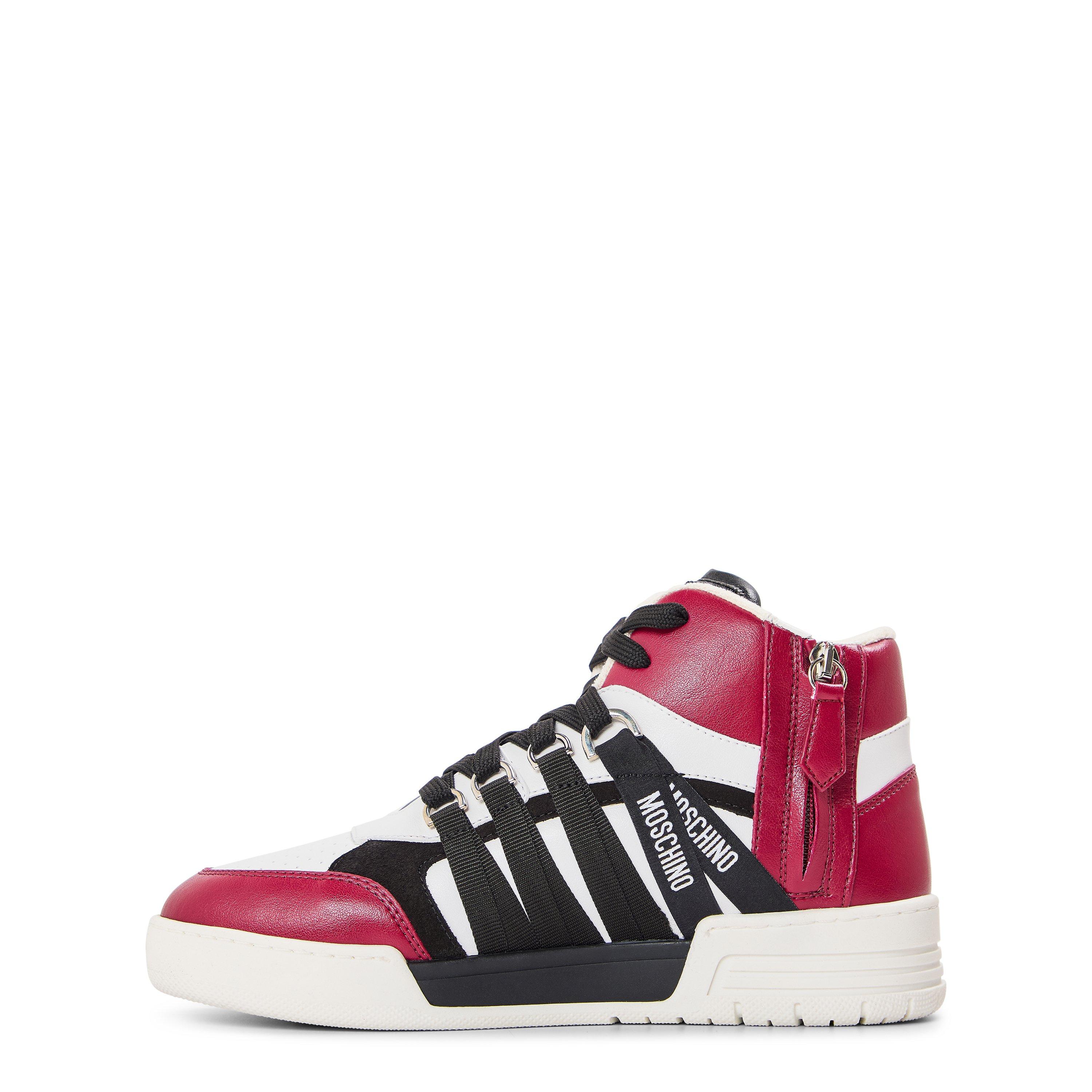 White - Moschino - Kids' Court Trainers - 2