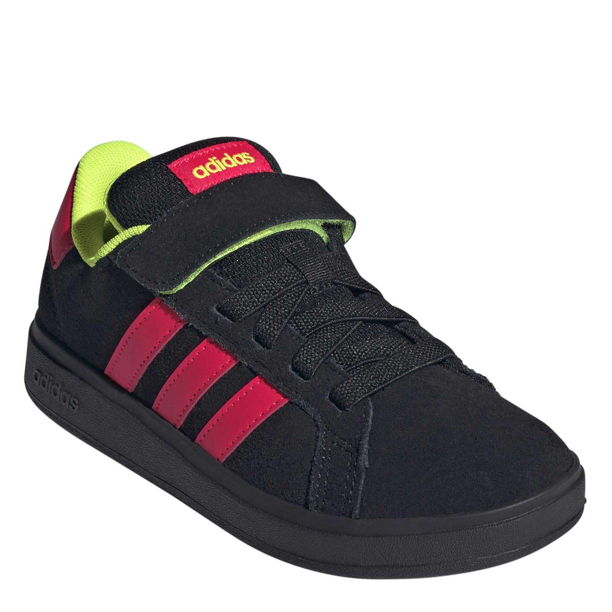 Core Black/Luci - adidas - Adidas Grand Court 0 Jn99 - 3