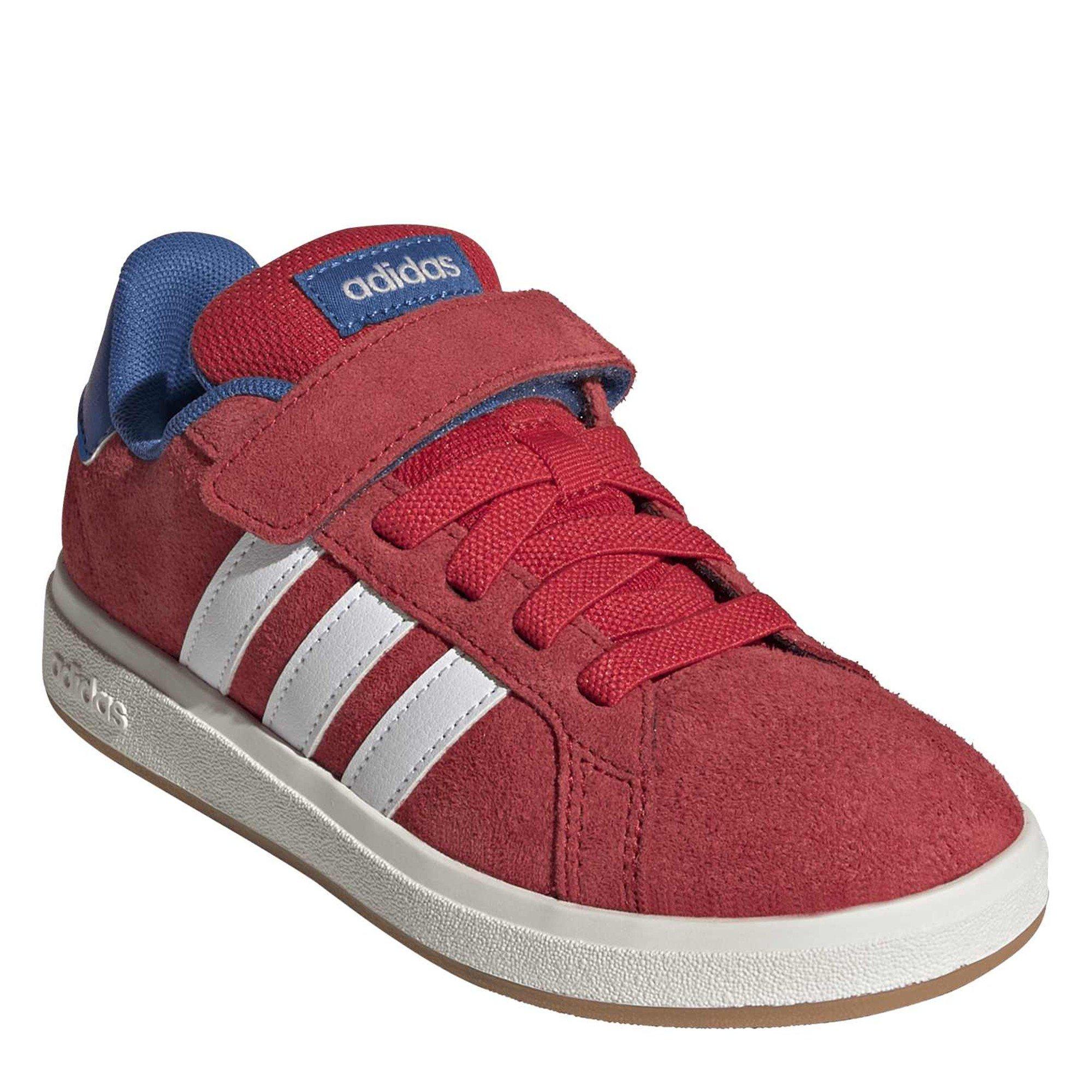 Pure Ruby/Core - adidas - Kids' Grand Court Trainers - 3