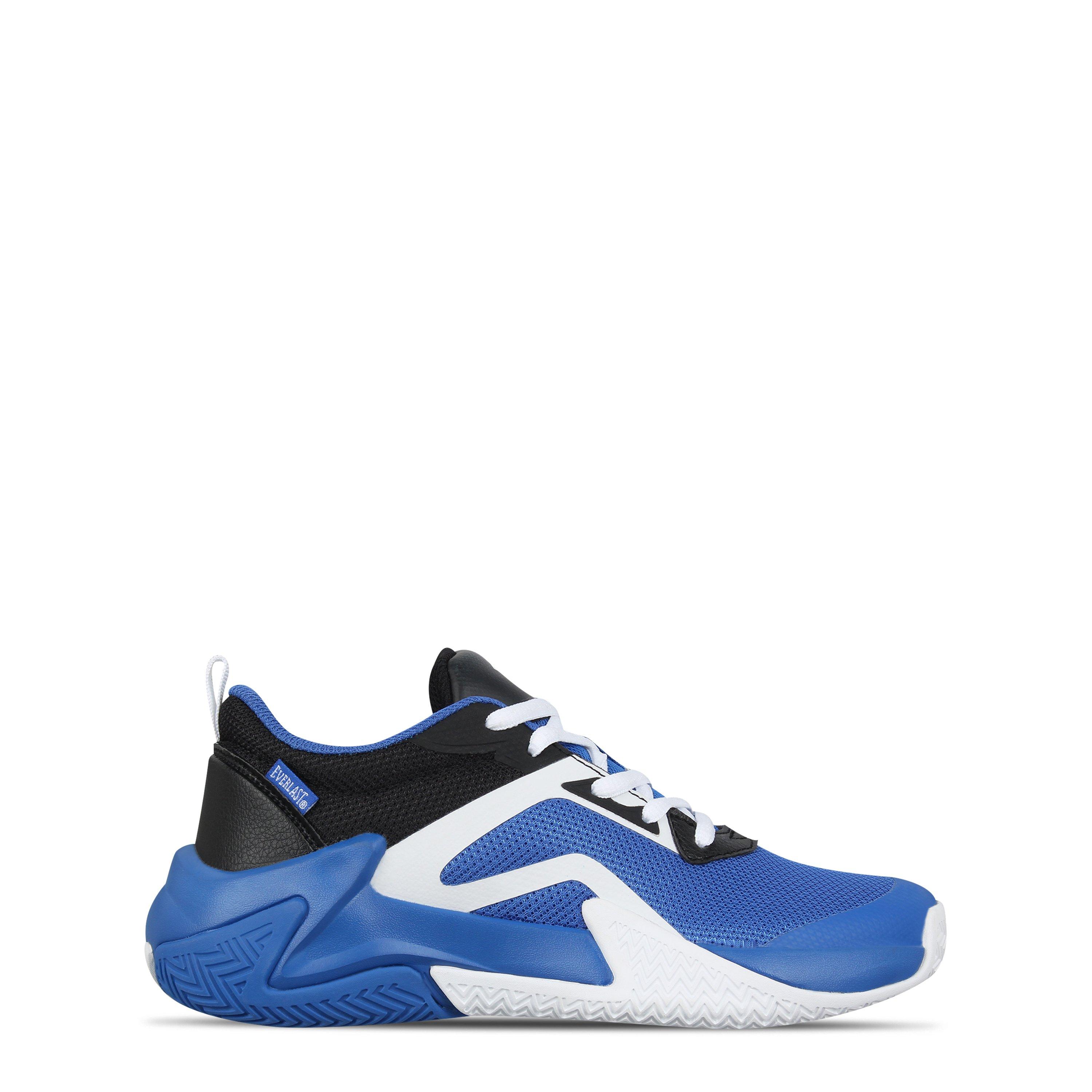 Everlast Boys Kids' Basketball Trainers - Blue/Wht/Blk - 3 (35.5)