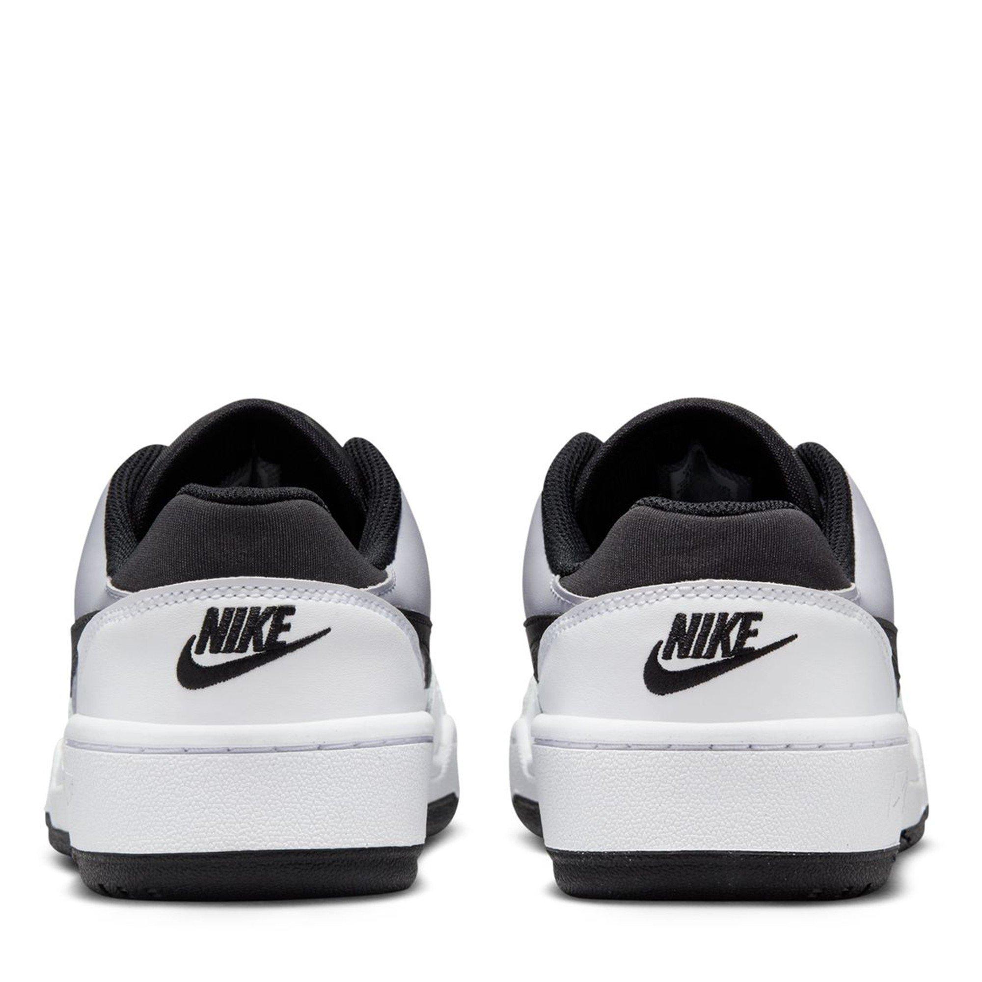 White/Black - Nike - Full Force Low Junior Shoes - 4