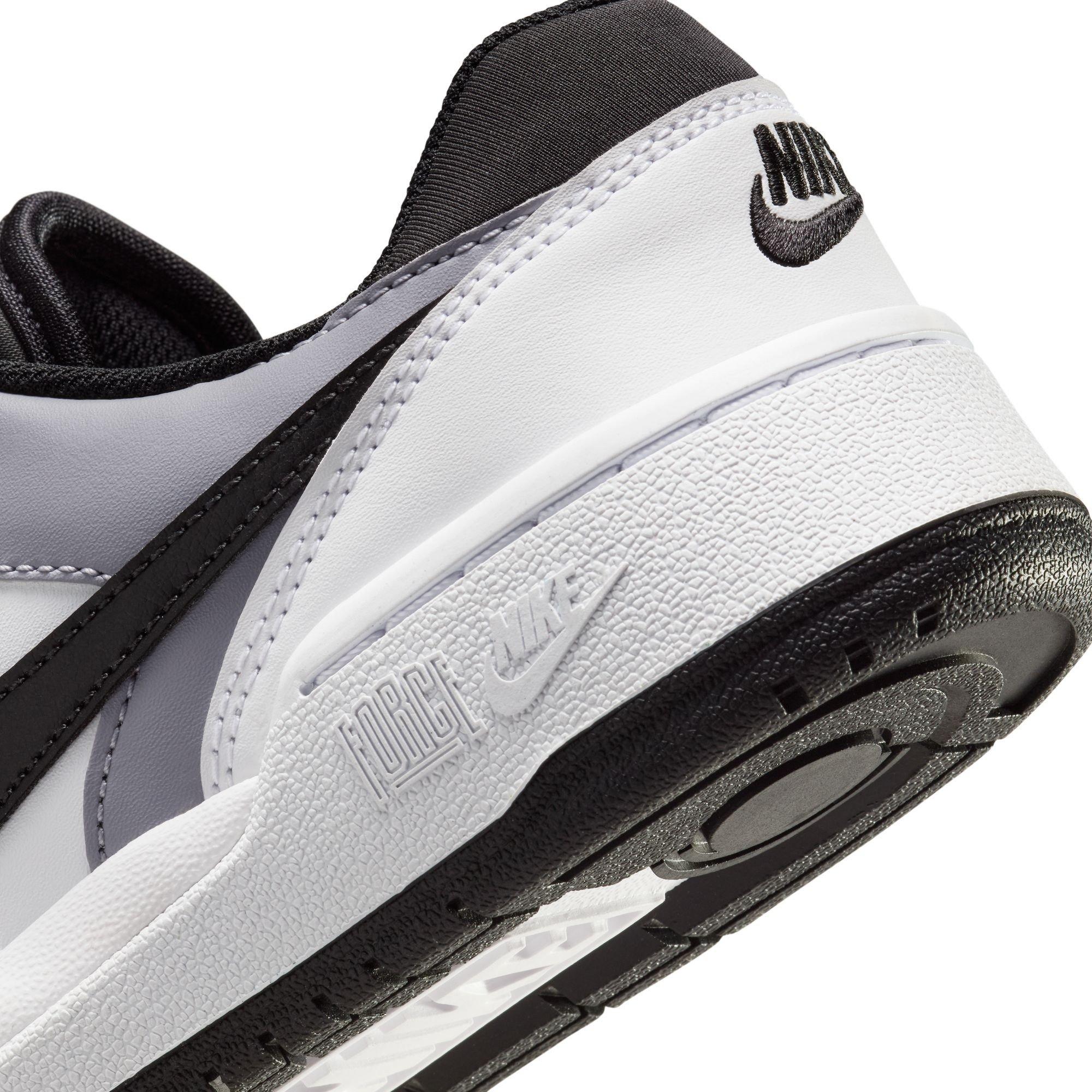 White/Black - Nike - Full Force Low Junior Shoes - 8