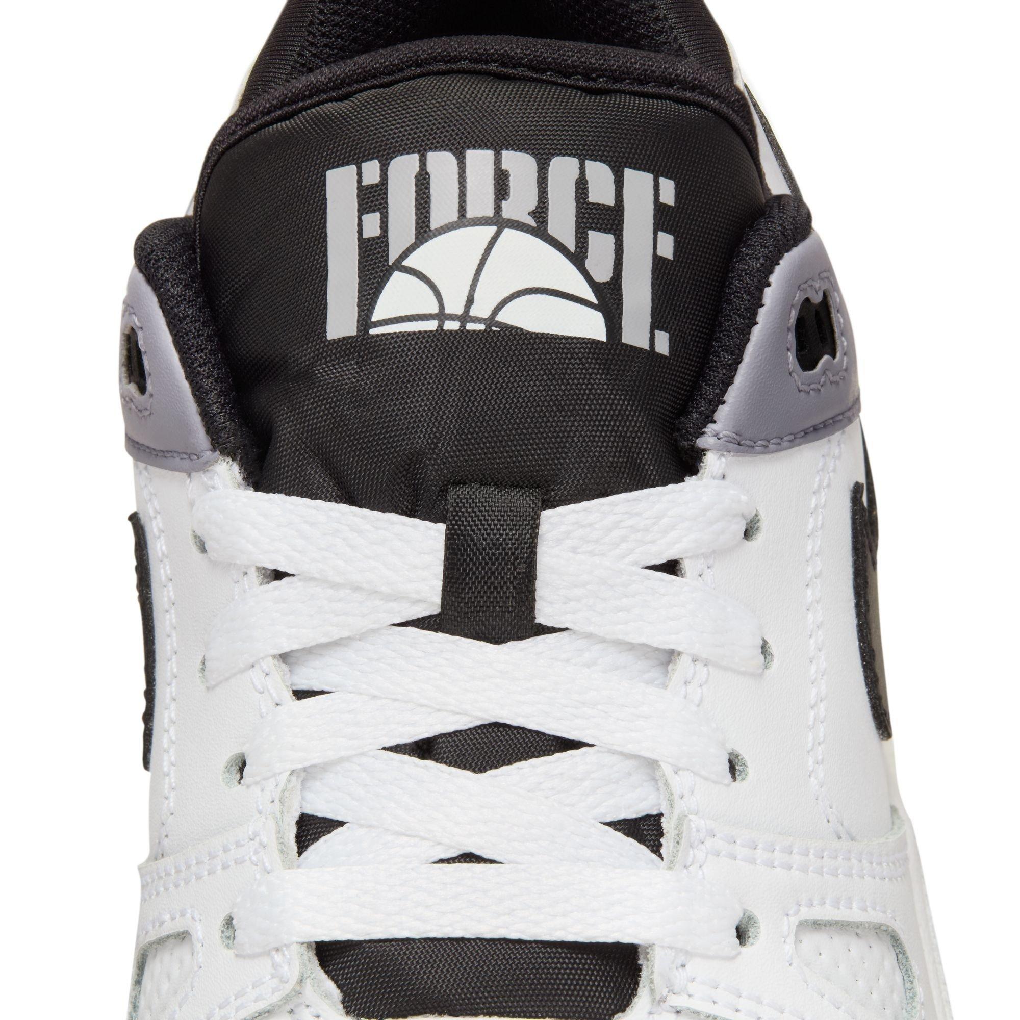 White/Black - Nike - Full Force Low Junior Shoes - 9